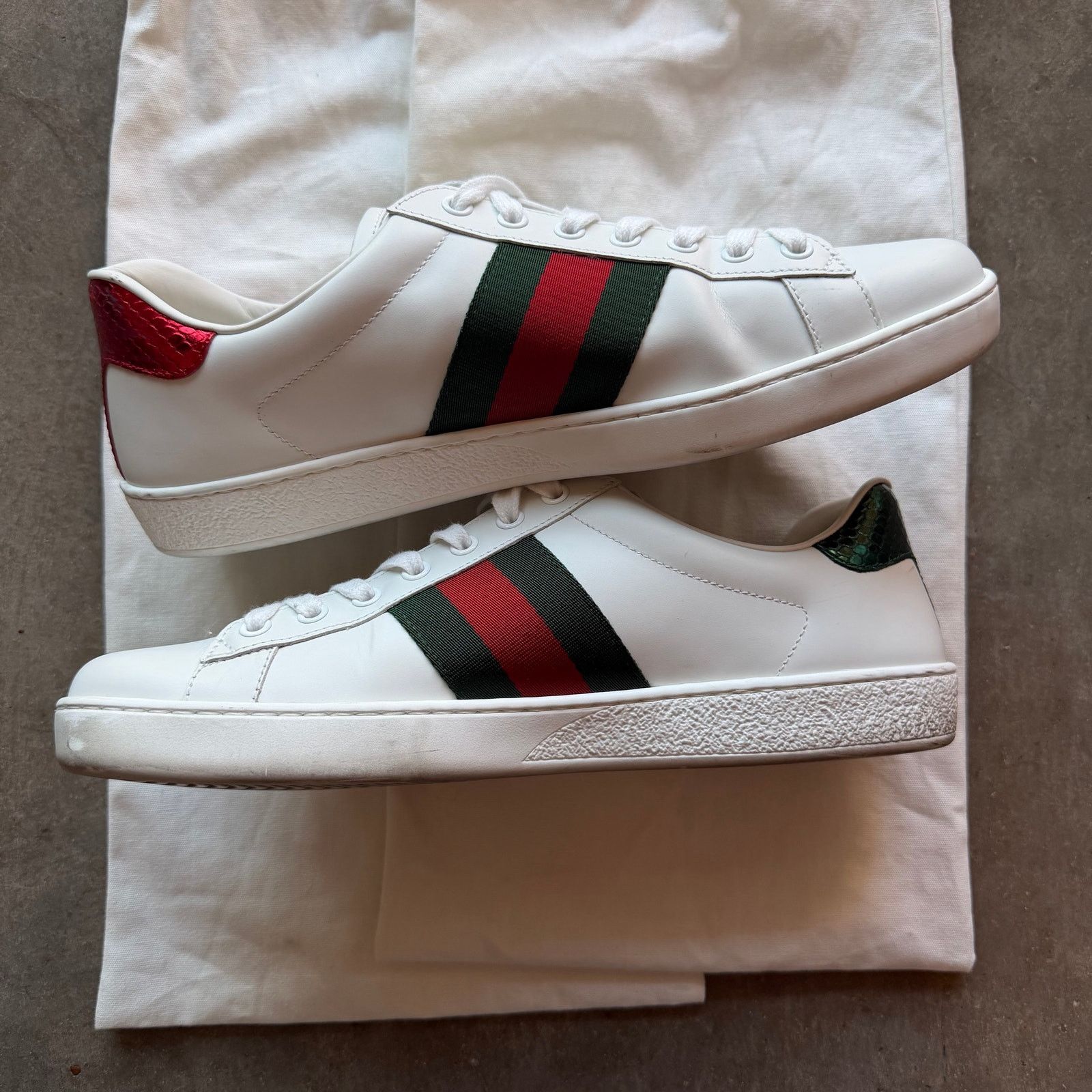 Gucci Gucci Ace Sneaker Embroidered Bees Size US 8.5 / EU 41-42 - 3 Thumbnail