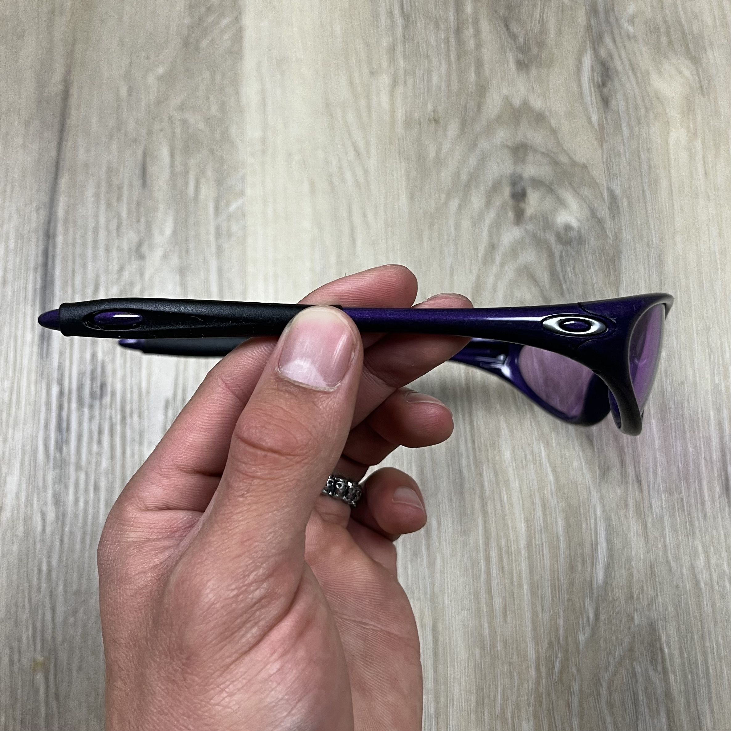 Oakley Minute Sunglasses Gen 2 Violet Purple Vintage 90s