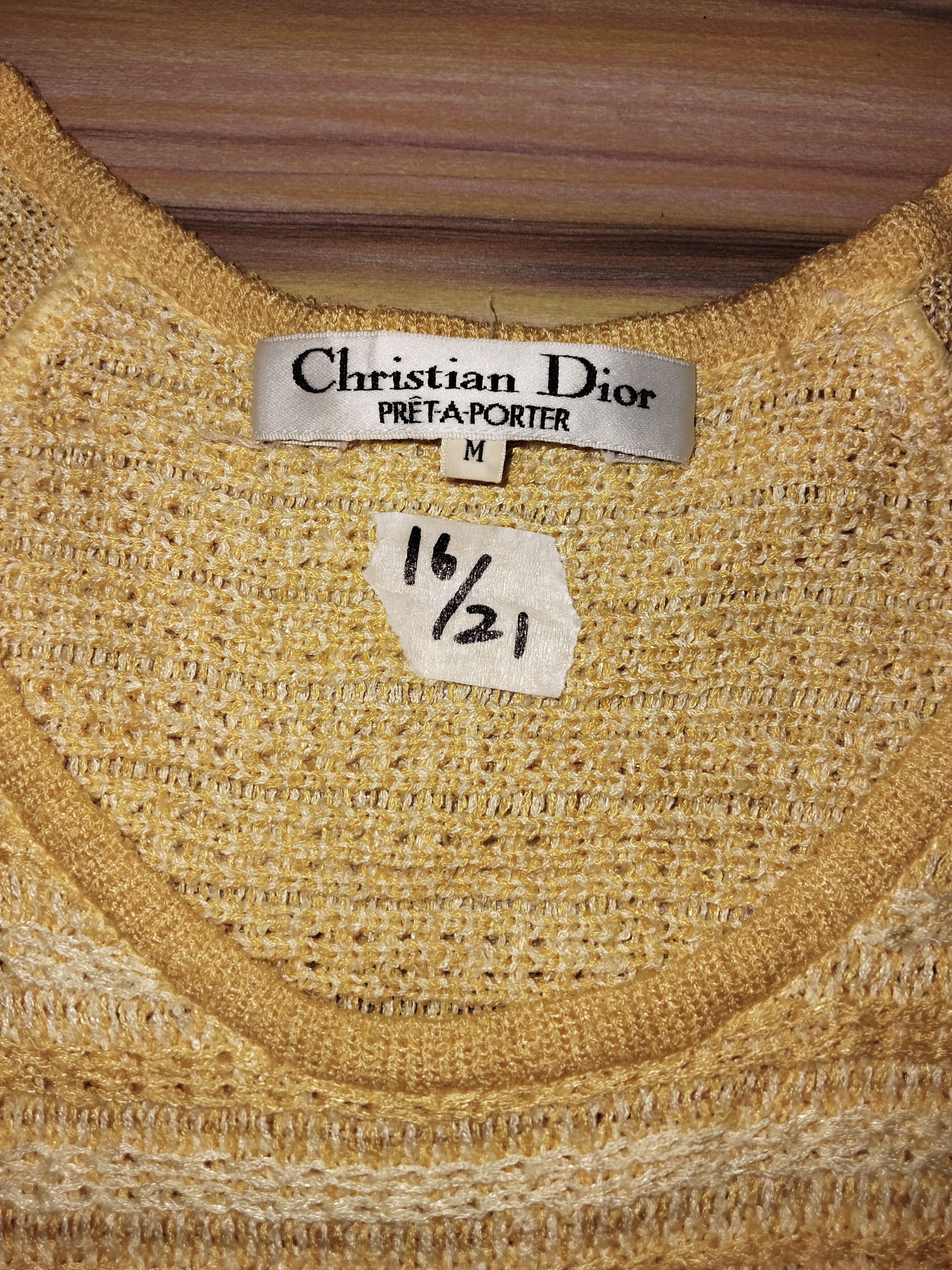 Christian Dior Monsieur × Vintage CHRISTIAN DIOR Knitwear Blouse Size S / US 4 / IT 40 - 2 Thumbnail