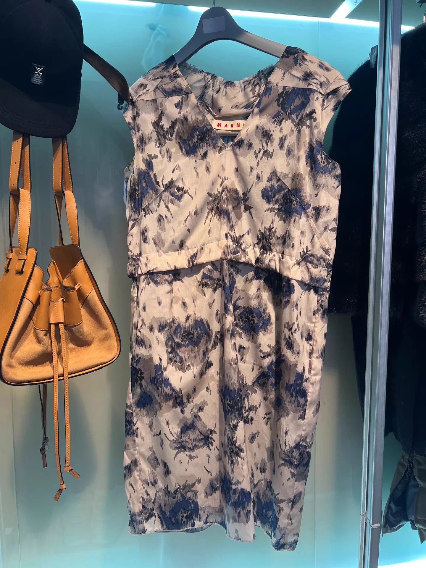 Marni MARNI Ink Print 100% Silk Sleeveless Maxi Dress Oversized Size S / US 4 / IT 40 - 2 Thumbnail