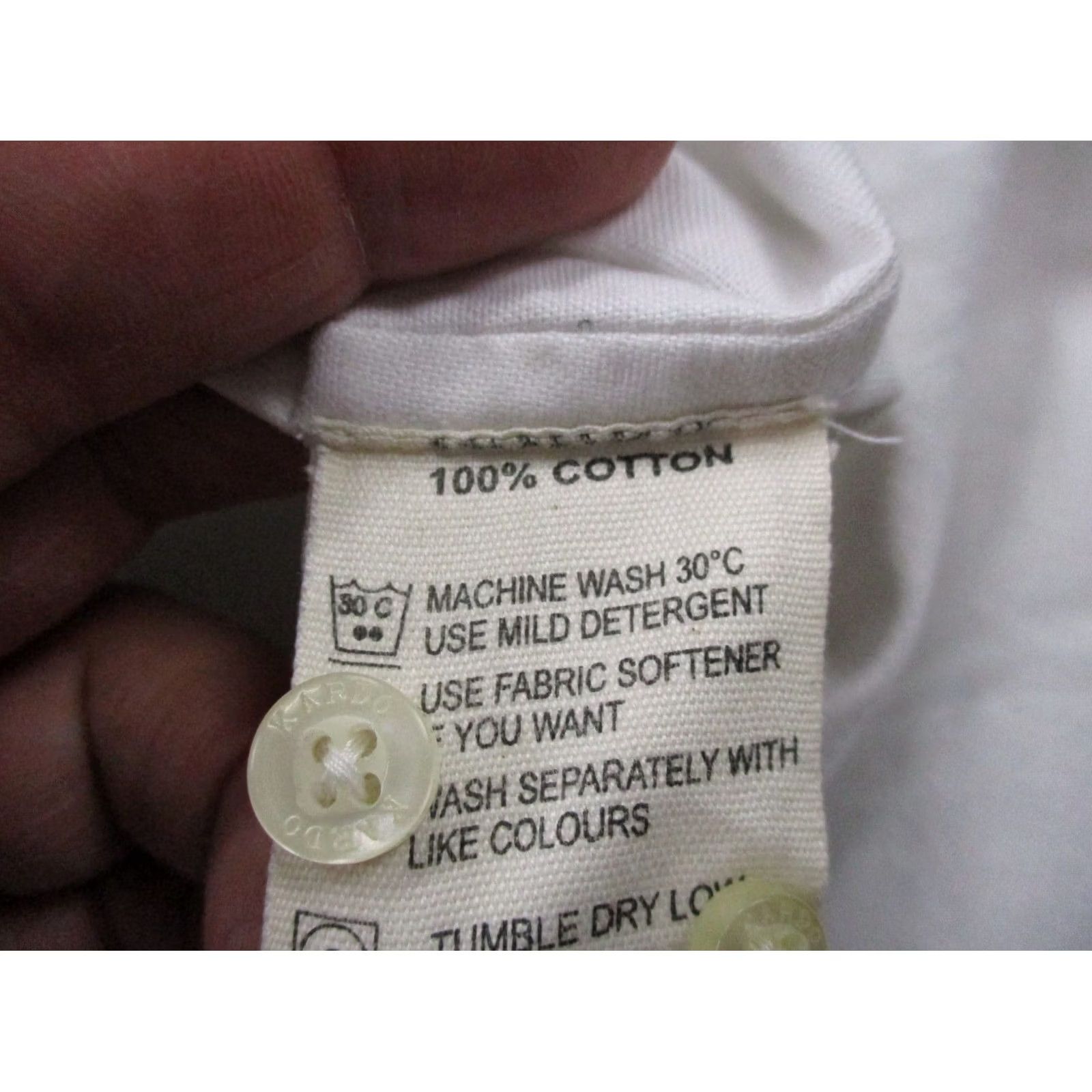 Kardo Kardo x Wildfang Shirt Mens S White Oxford Business Dress Classic Casual Work Size US S / EU 44-46 / 1 - 7 Thumbnail