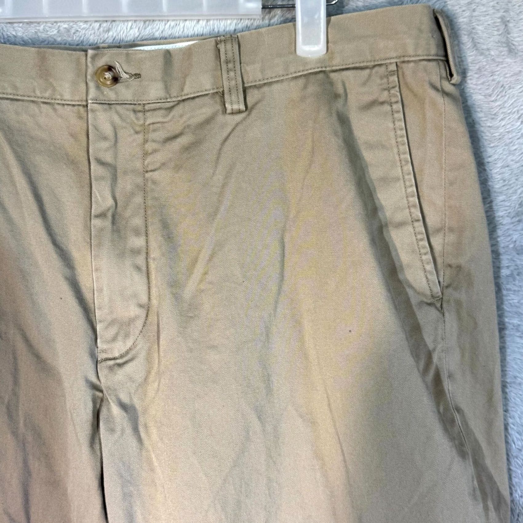 Polo Ralph Lauren Polo Ralph Lauren Chino Pants Men’s 38 x 30 Flat Front Beige Cotton Mid-Rise Classic Fit Shirts and Pants Size US M / EU 48-50 / 2 - 4 Thumbnail