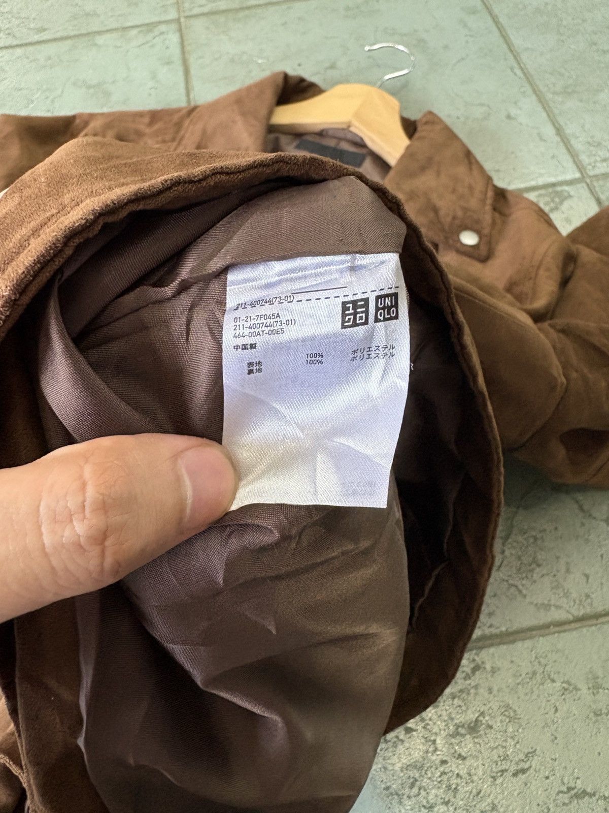 Japanese Brand Uniqlo Double Collar Suede Rider Jacket Size US M / EU 48-50 / 2 - 5 Thumbnail