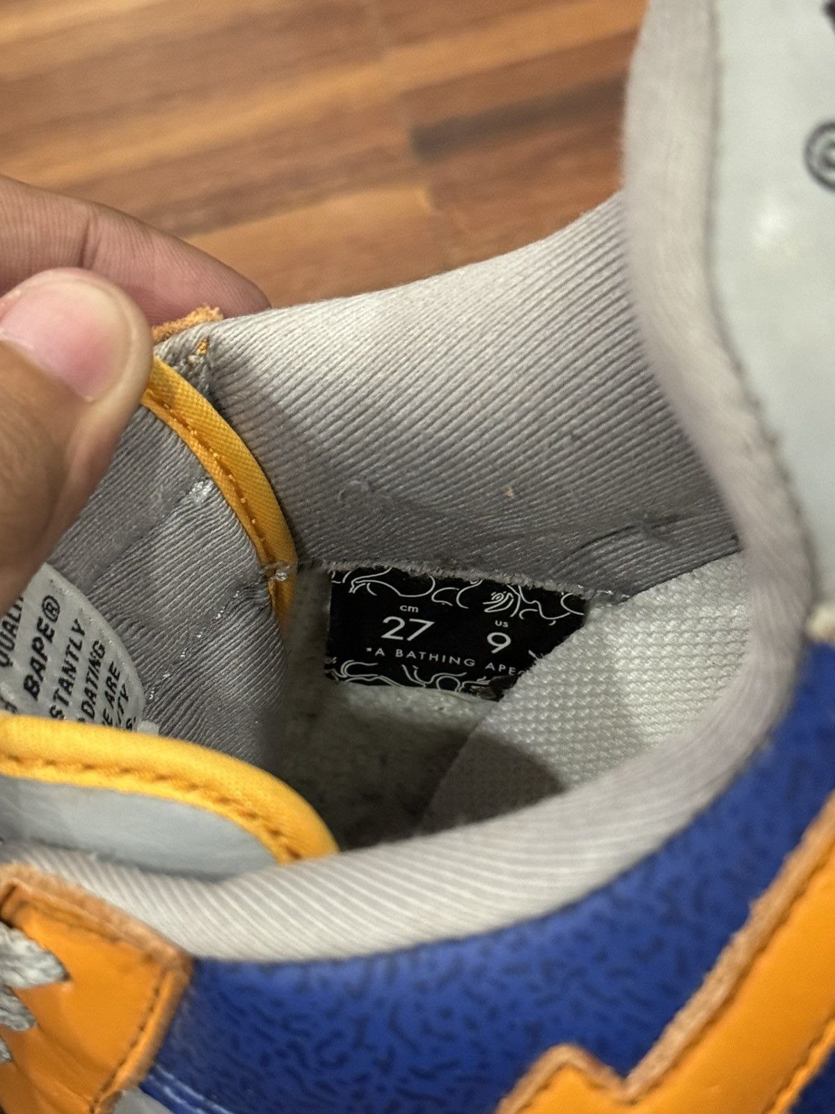 Bape Bapesta Newyork Colorway Cement Size US 9 / EU 42 - 10 Thumbnail