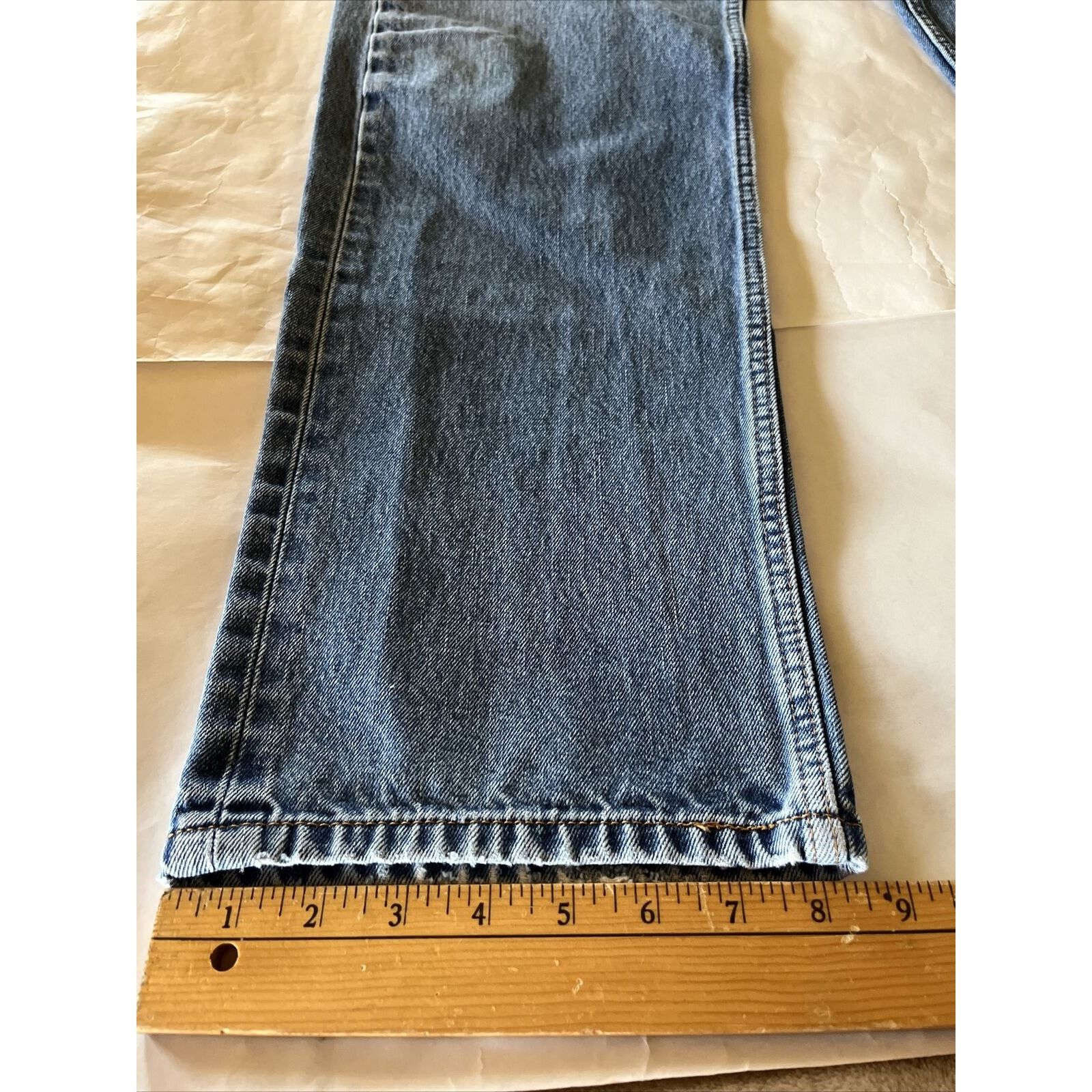 Levi's Levis 505 Jeans Mens 38x32 Denim 100% Cotton Blue Y2k EUC Size US 38 / EU 54 - 8 Thumbnail
