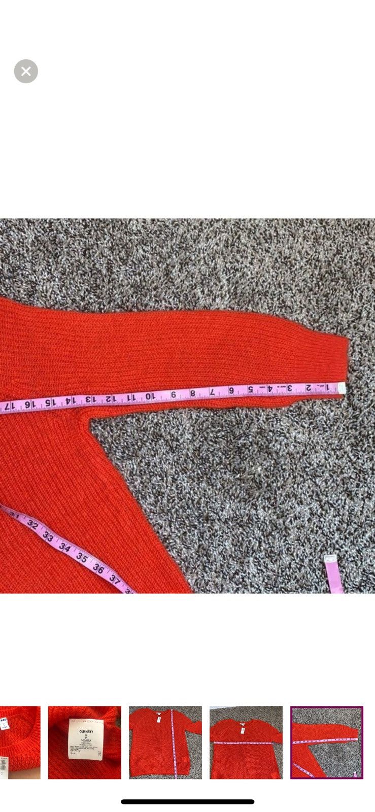Old Navy Old navy small orange crewneck sweater Size S / US 4 / IT 40 - 7 Thumbnail