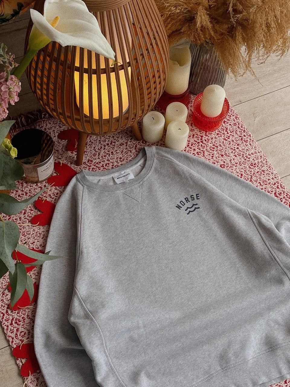 Norse Projects Norse Projects Grey Heavyweight Sweatshirt Size US L / EU 52-54 / 3 - 6 Thumbnail