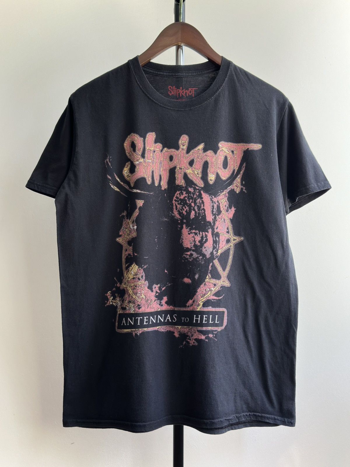 Band Tees × Slipknot × Vintage VINTAGE Y2K SLIPKNOT ANTENNAS TO HELL METAL BAND TEE Size US L / EU 52-54 / 3 - 1 Thumbnail