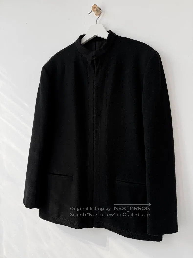Yohji Yamamoto Yohji Yamamoto size l 96AW Early Mainline Minimalist Steel Size 36R - 2 Thumbnail