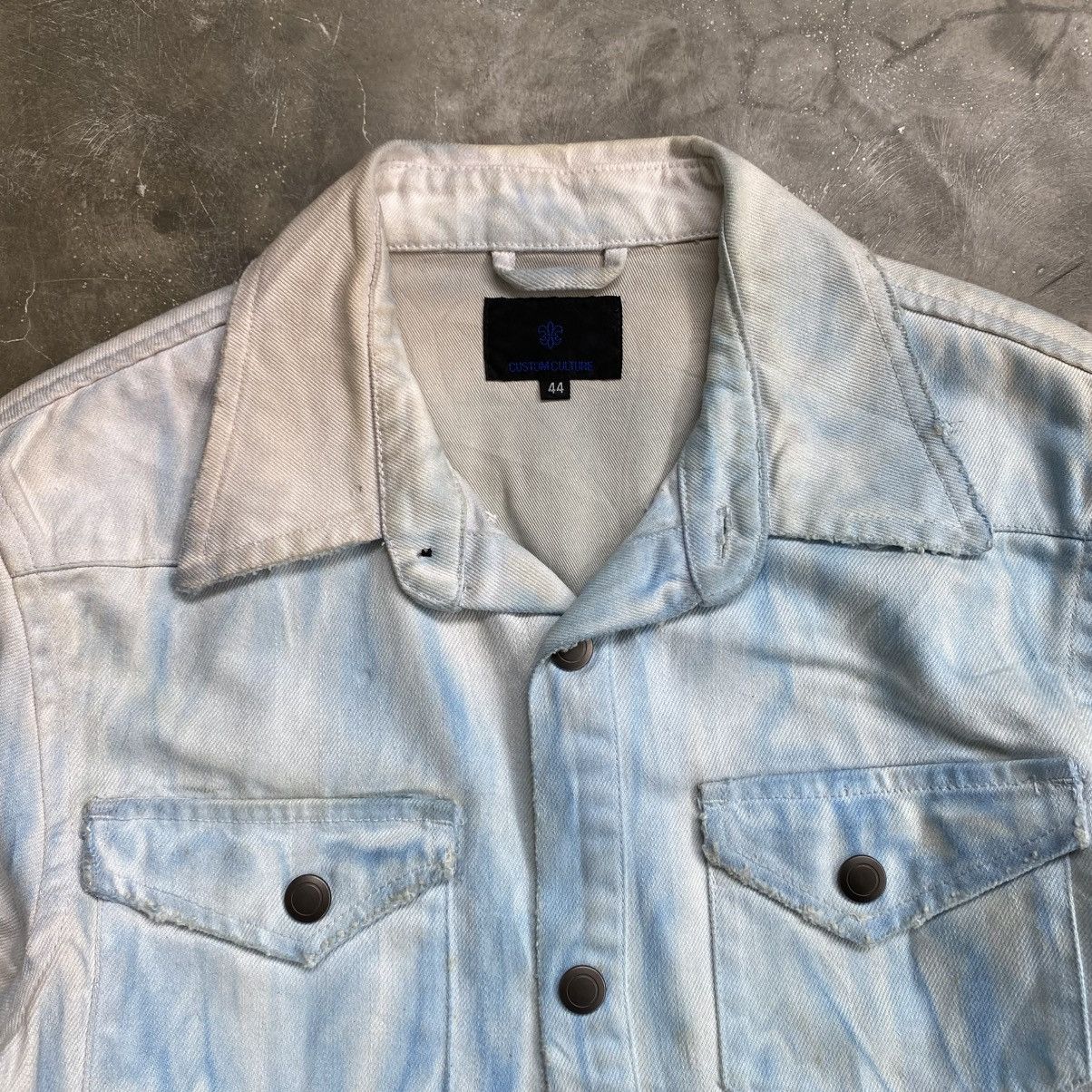 Tornado Mart 2000s Culture Custom Vkei Style Abstract Denim Jacket Size US M / EU 48-50 / 2 - 5 Thumbnail