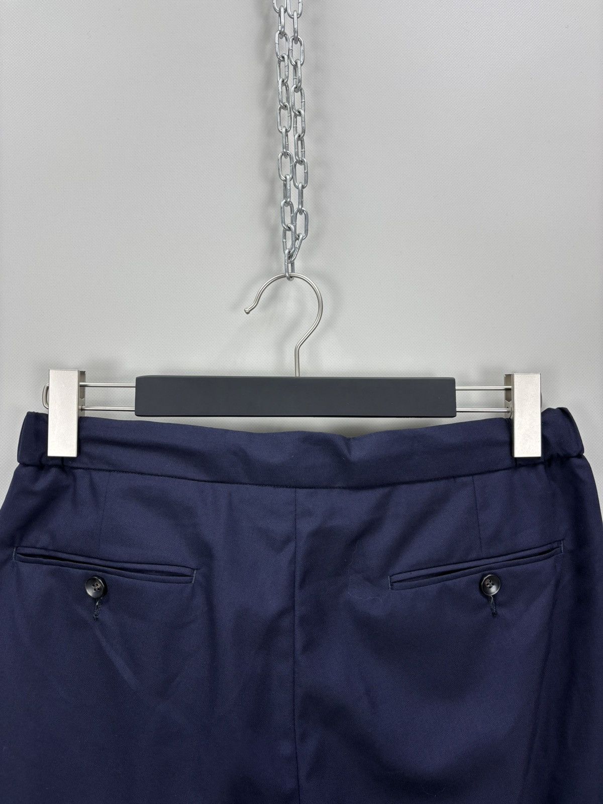 Suitsupply Mens wool pants Suitsupply Ames Pleat ES Size 48 Color Blue Size US 33 - 7 Thumbnail