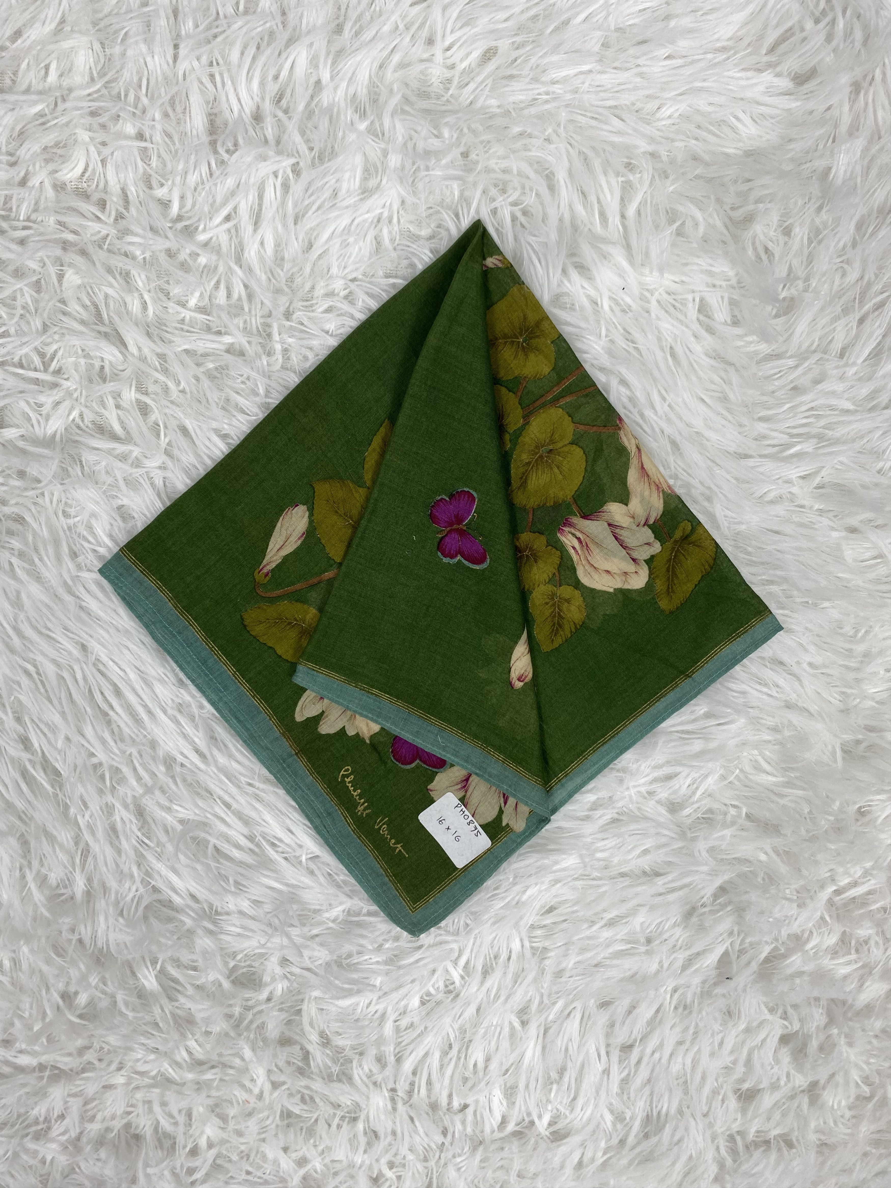 Designer × Vintage Vintage Rudolf Venet Handkerchief Neckerchief PH0875 Size ONE SIZE - 1 Thumbnail