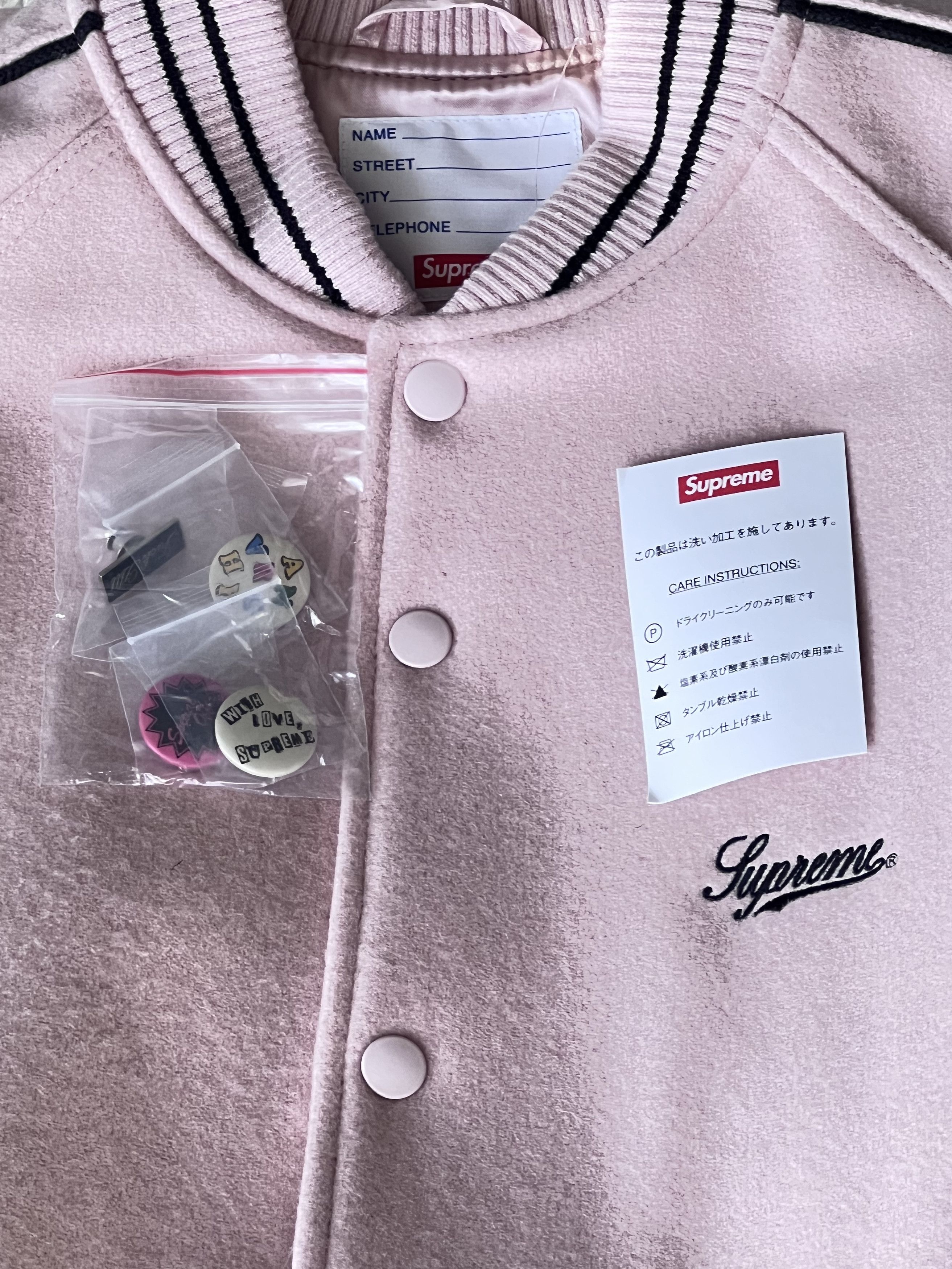 Supreme Jamie Reid/Supreme It's All Bollocks Varsity Jacket Size US L / EU 52-54 / 3 - 5 Thumbnail