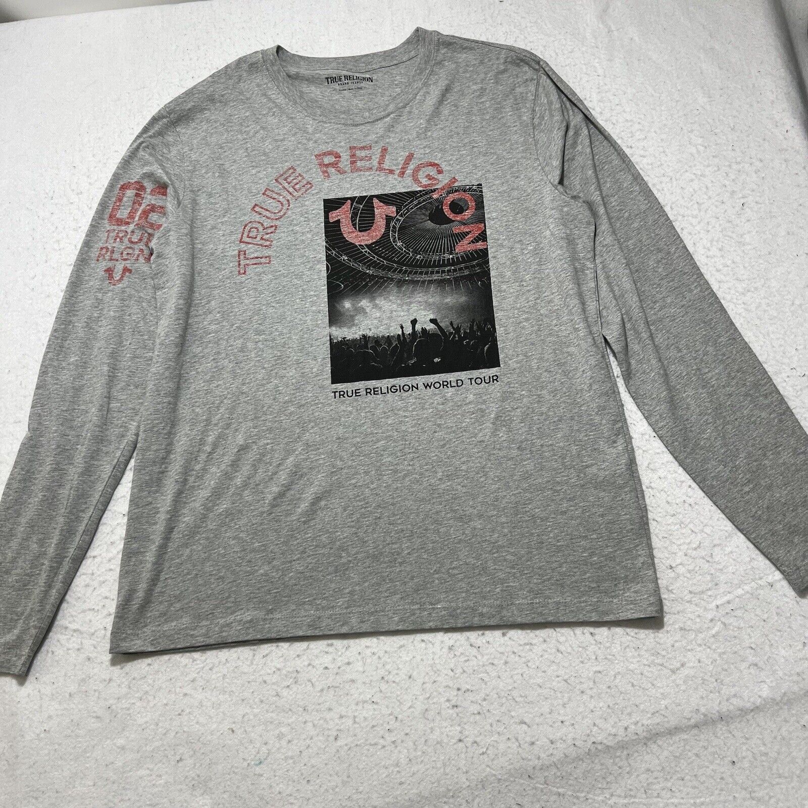 True Religion True Religion XL World Tour #02 Crewneck Graphic TShirt Logo Size US XL / EU 56 / 4 - 1 Thumbnail