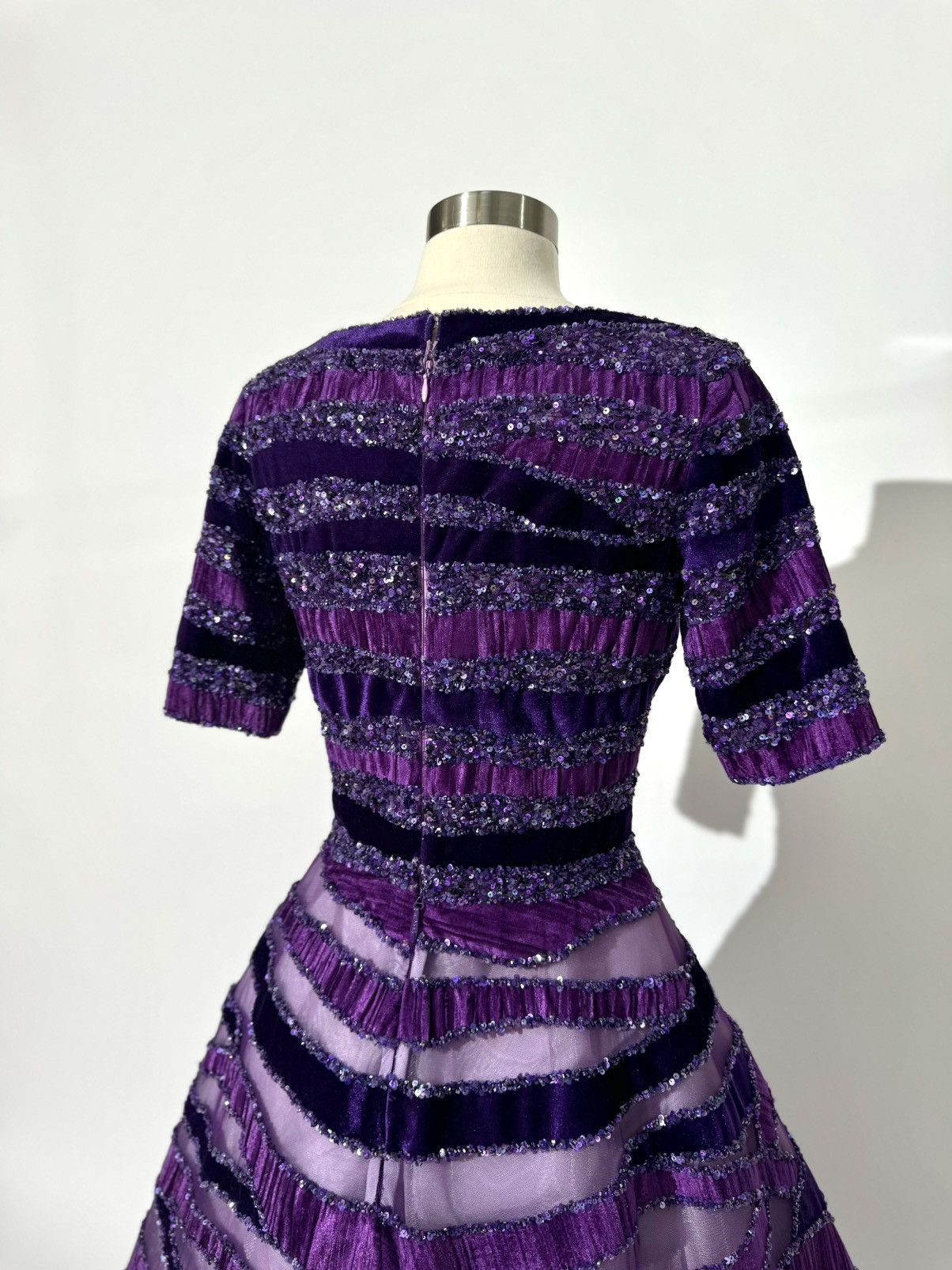 Other Preloved US 6 Haute Couture Antonios Velvet Evening Gown Size M / US 6-8 / IT 42-44 - 6 Thumbnail