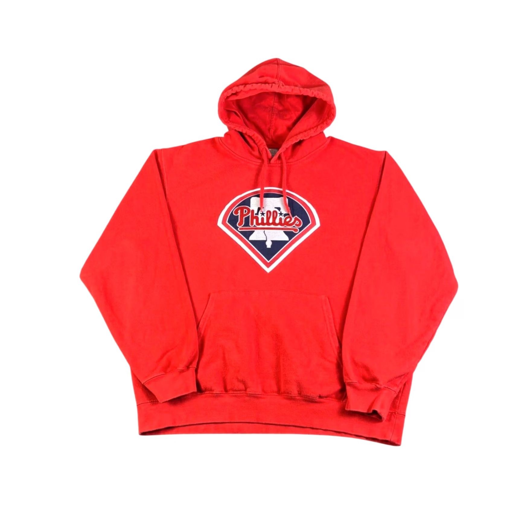 MLB VINTAGE Phillies Hoodie Mens XL Red Embroidered Liberty Bell Pullover MLB Authentic Baseball Graphic Print Size US XL / EU 56 / 4 - 2 Thumbnail
