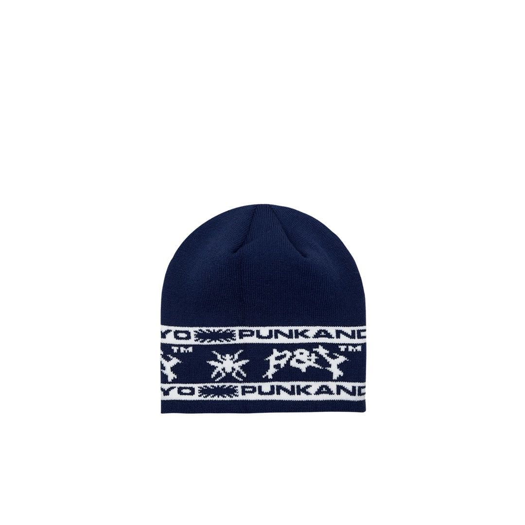 BLUE SKULLY BEANIE – PUNKANDYO