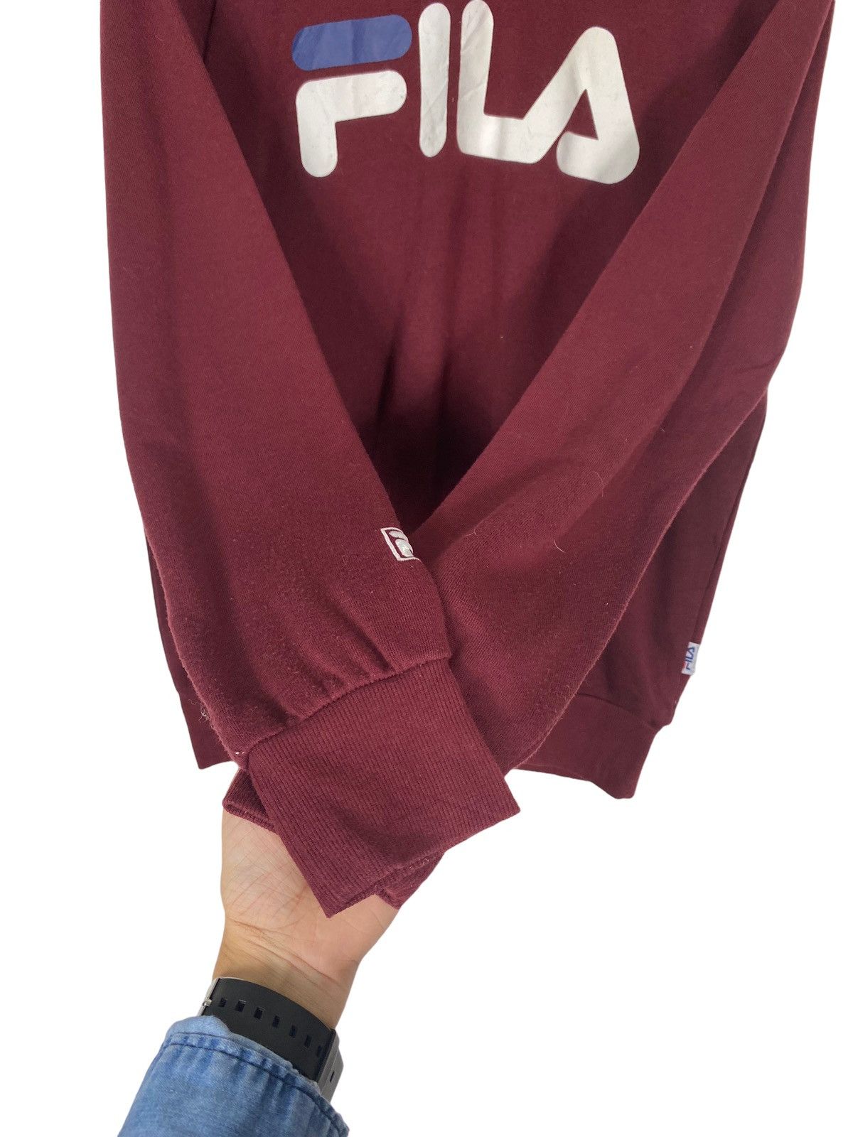 Fila × Sports Specialties Vintage Fila Big Logo Crewneck Sweatshirt Size M Size US M / EU 48-50 / 2 - 9 Thumbnail