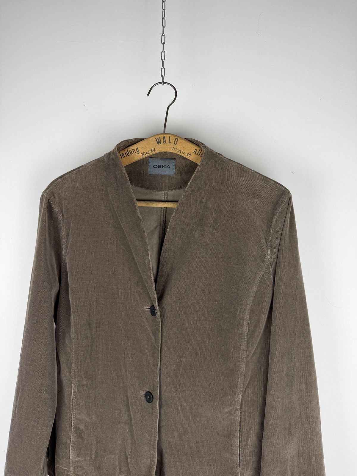 OSKA OSKA Brown Corduroy Jacket Blazer Lagenlook Size 2 Size M / US 6-8 / IT 42-44 - 3 Thumbnail