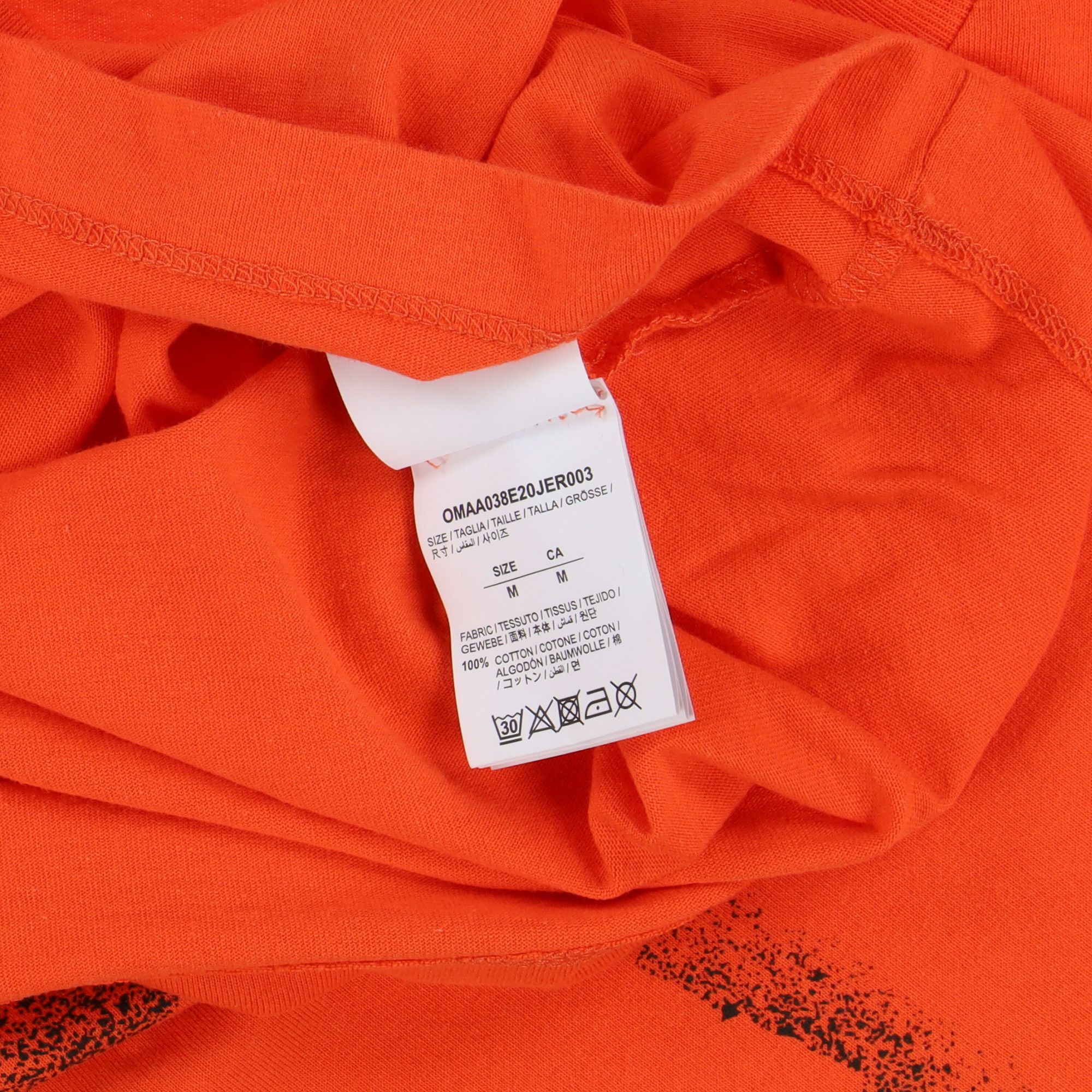 Off-White Orange Stencil Arrows Oversized T-Shirt Size US M / EU 48-50 / 2 - 6 Thumbnail