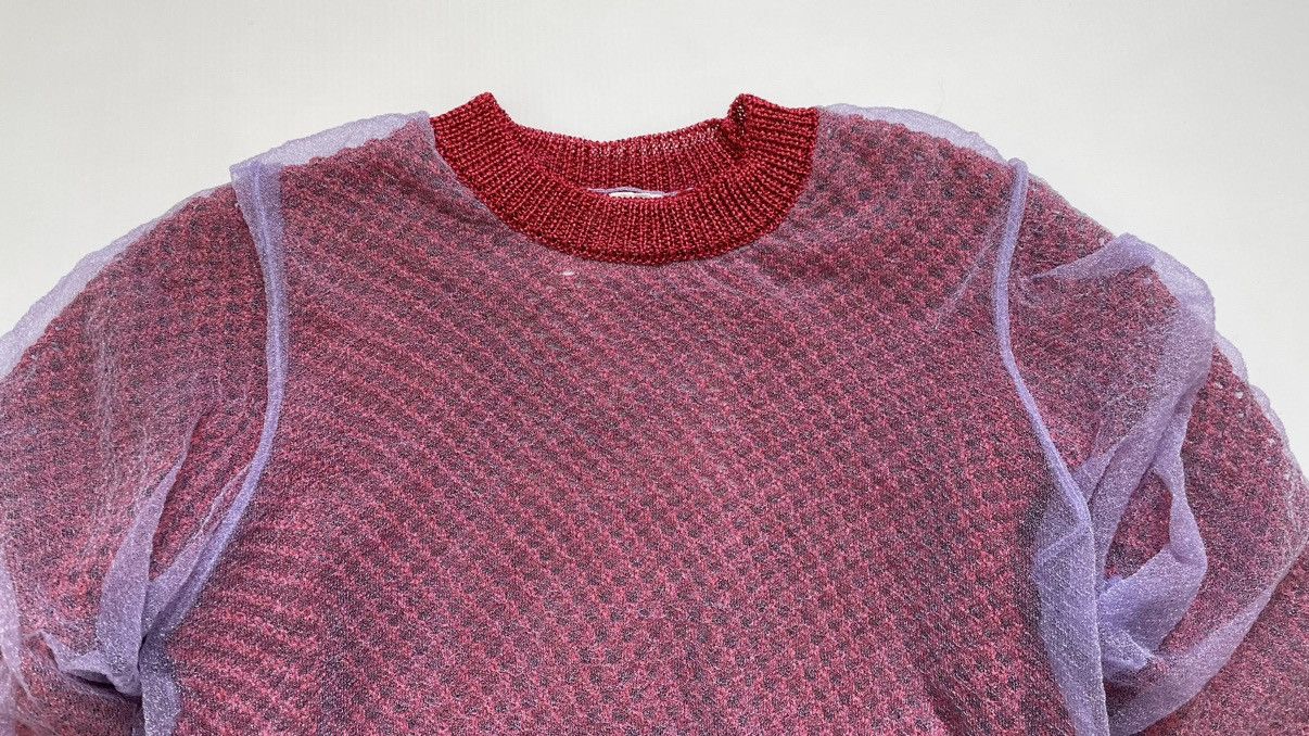 Comme des Garcons Cropped Double Layer Glitter Sweater Size S / US 4 / IT 40 - 4 Thumbnail