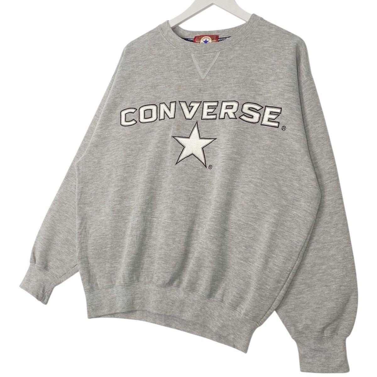 Vintage Vintage Converse Sweatshirt Crewneck Big Logo Size L Size US L / EU 52-54 / 3 - 2 Thumbnail