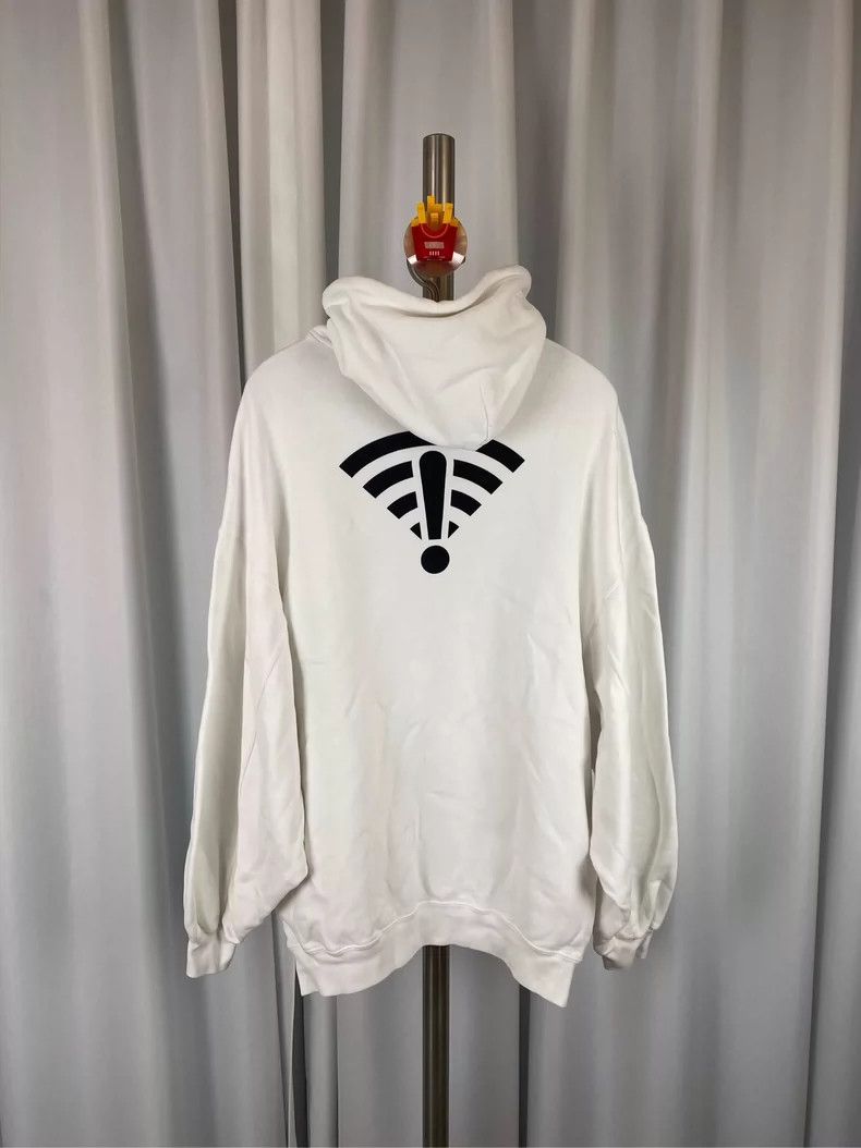 Balenciaga Balenciaga Arrow print washed hoodie white Size US XS / EU 42 / 0 - 2 Thumbnail