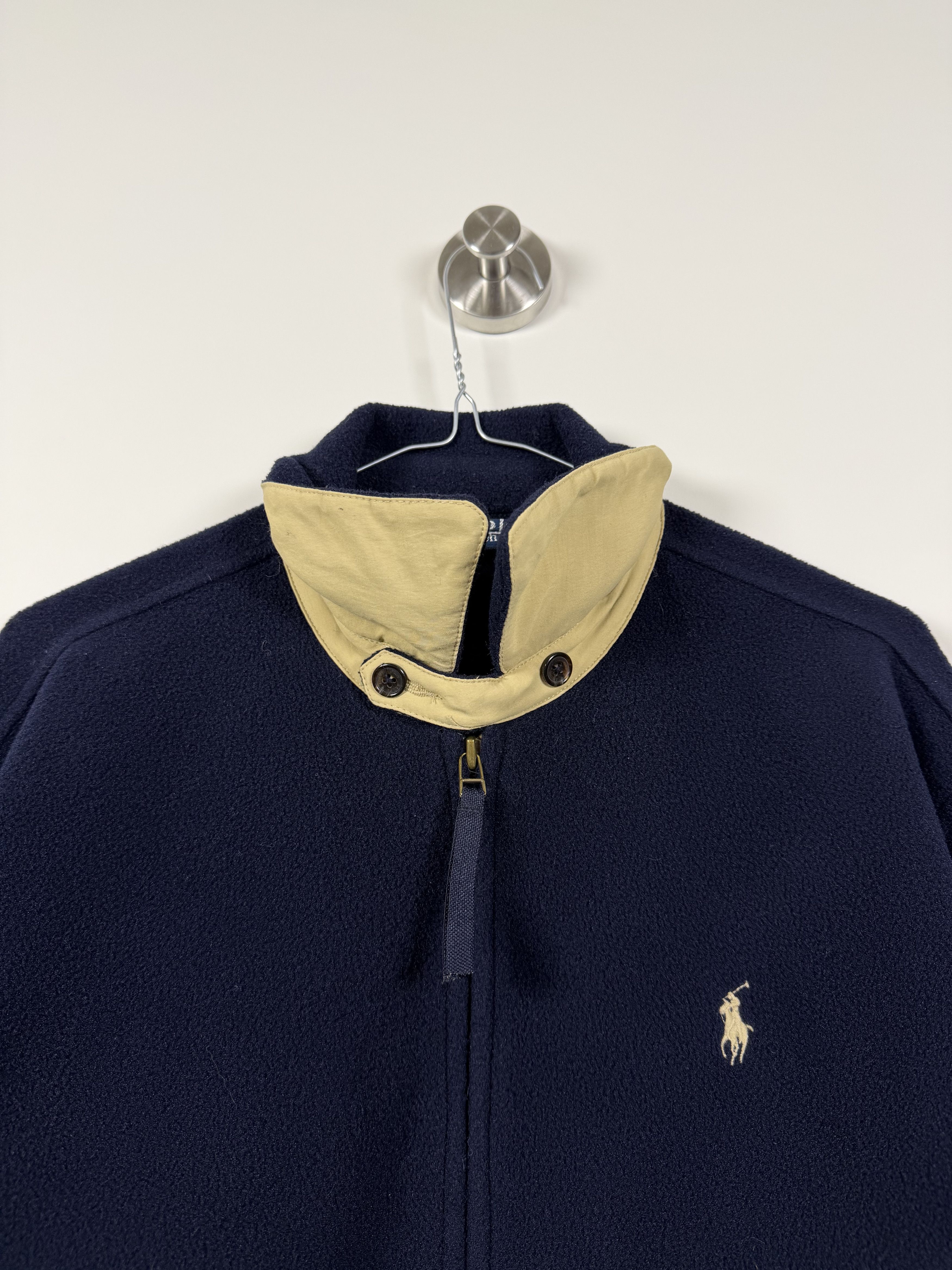 Polo Ralph Lauren Men's Vintage Polo Ralph Lauren Blue Fleece Jacket (M) Size US M / EU 48-50 / 2 - 6 Thumbnail