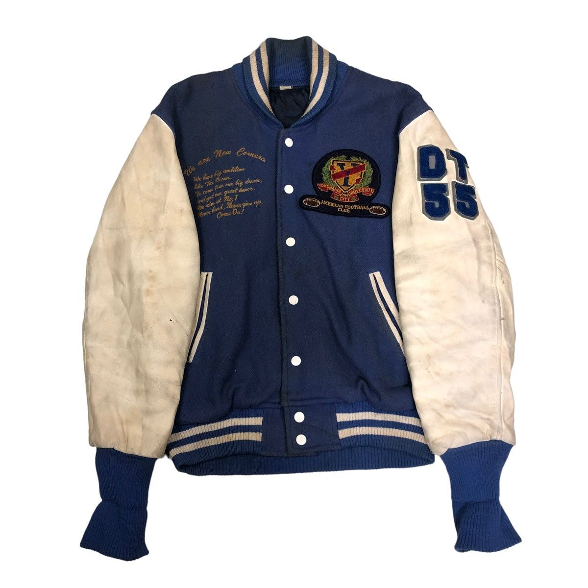 Vintage 🔥VINTAGE 1984 YOKOHAMA UNIVERSITY AMERICAN FOOTBALL CLUB Size US L / EU 52-54 / 3 - 15 Thumbnail
