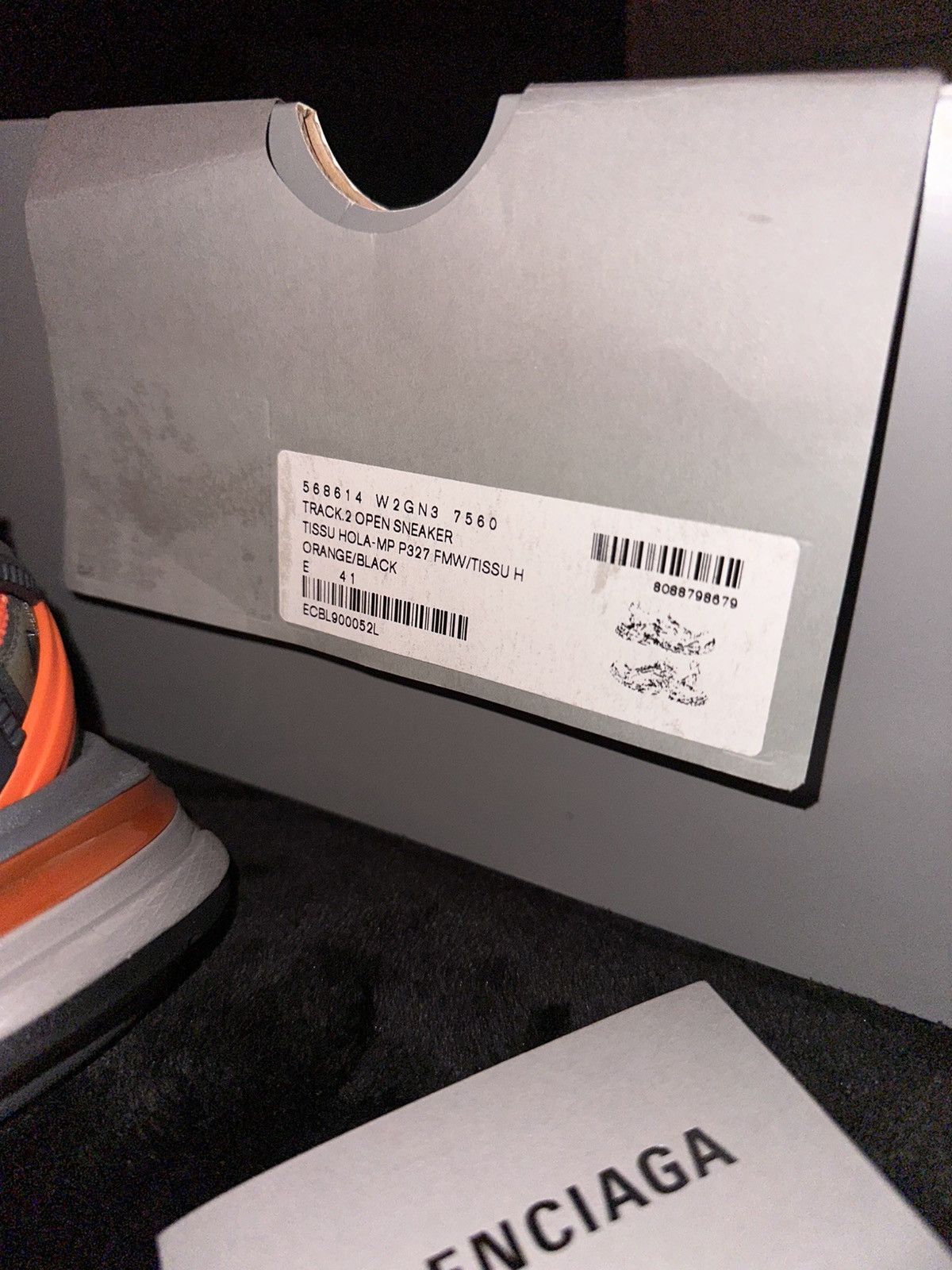 Balenciaga Balenciaga Track 2 “Gray/Orange” Size US 8 / EU 41 - 17 Thumbnail