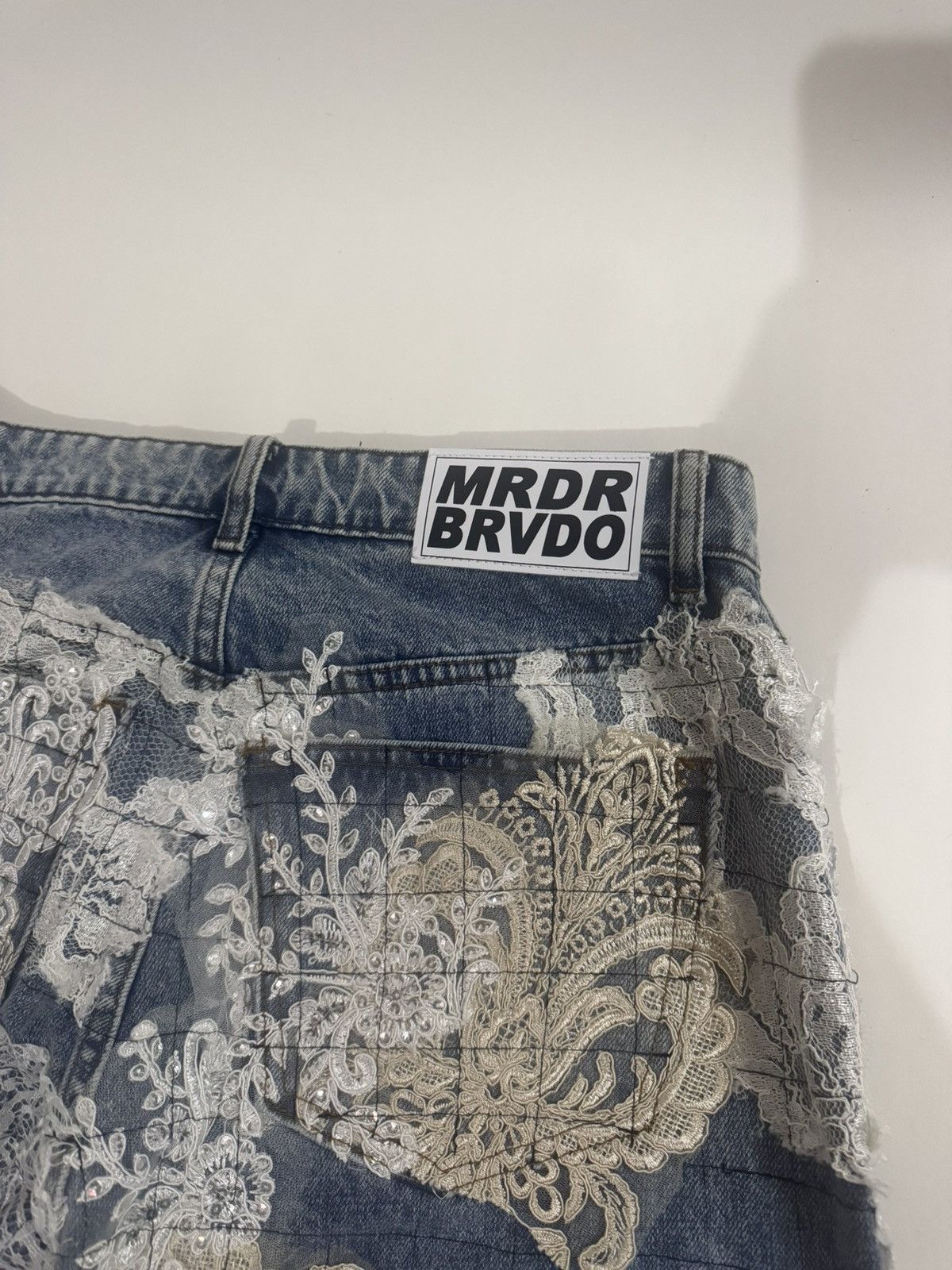 Who Decides War WHO DECIDES WAR GRID LACE DENIM Size US 30 / EU 46 - 3 Thumbnail