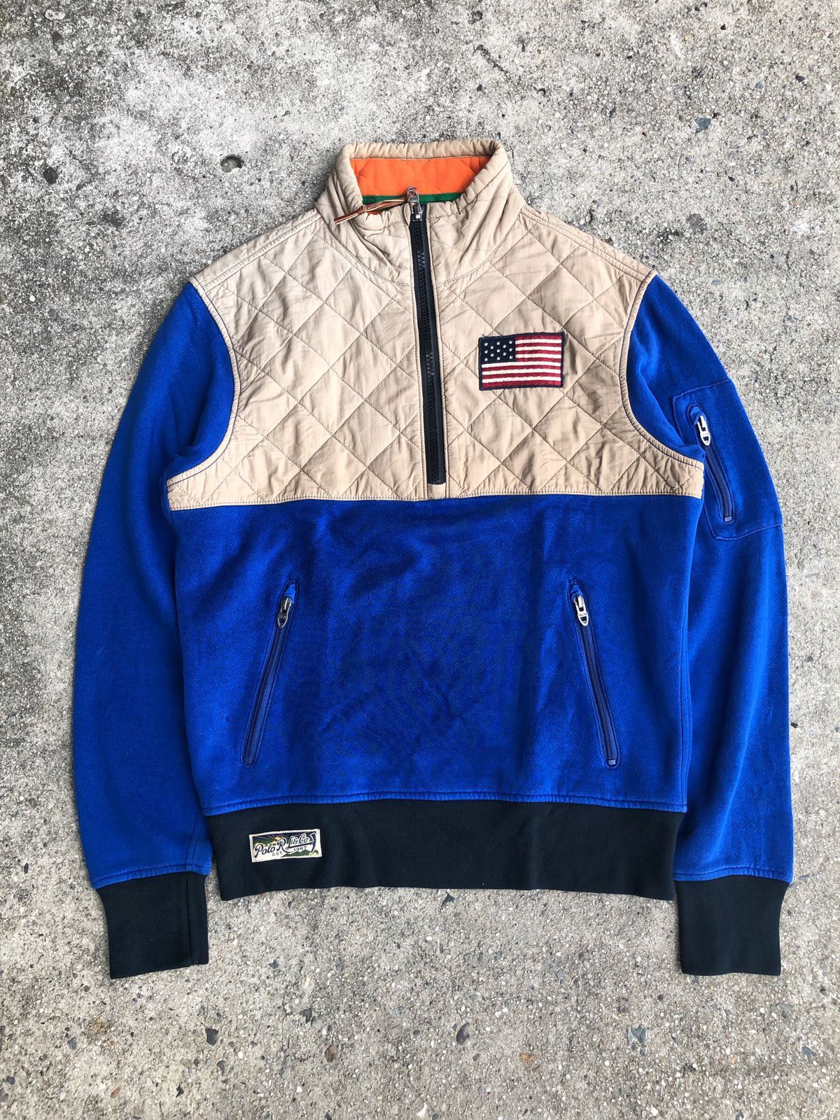 Polo Ralph Lauren Vintage Polo Halfziper Size US M / EU 48-50 / 2 - 1 Thumbnail