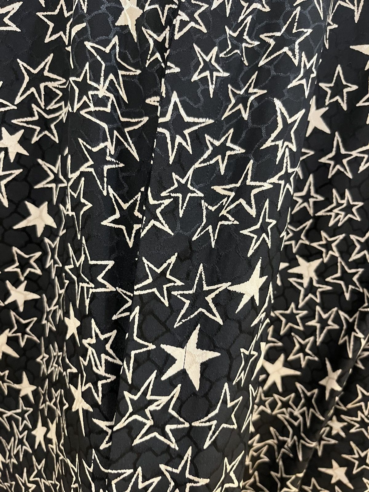 Saint Laurent Paris star print silk shirt collar size 42 Size US L / EU 52-54 / 3 - 14 Thumbnail