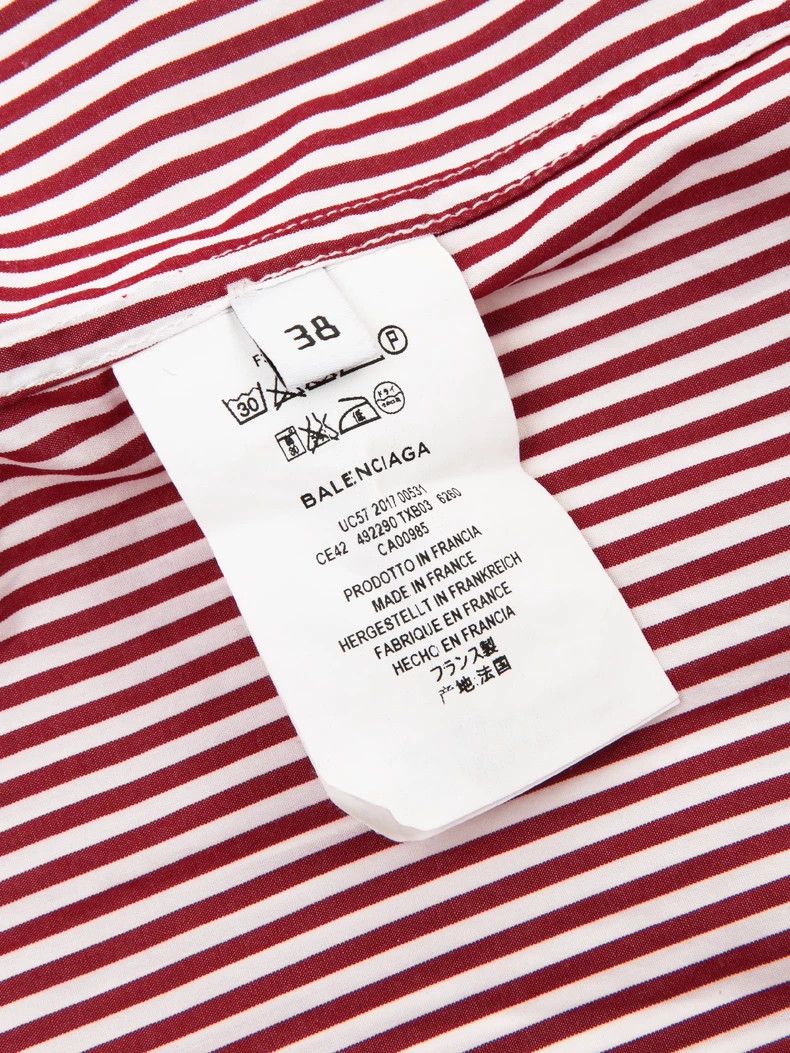 Balenciaga Balenciaga size 38 Oversize striped shirt Size XS / US 0-2 / IT 36-38 - 6 Thumbnail