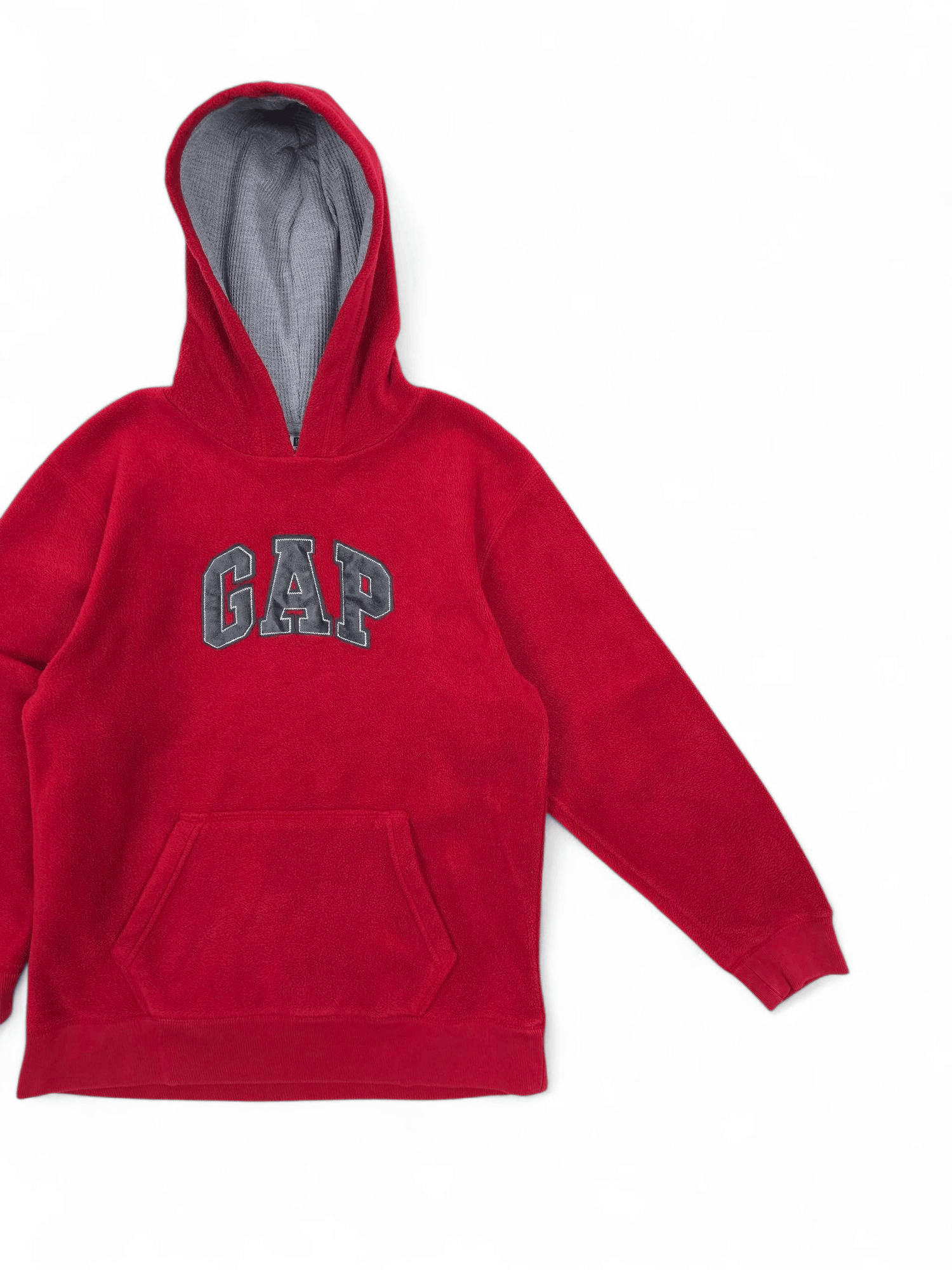 Gap 💎 Vintage Gap Spell Out Logo Fleece Hoodie Sweatshirt Y2K Size US S / EU 44-46 / 1 - 4 Thumbnail
