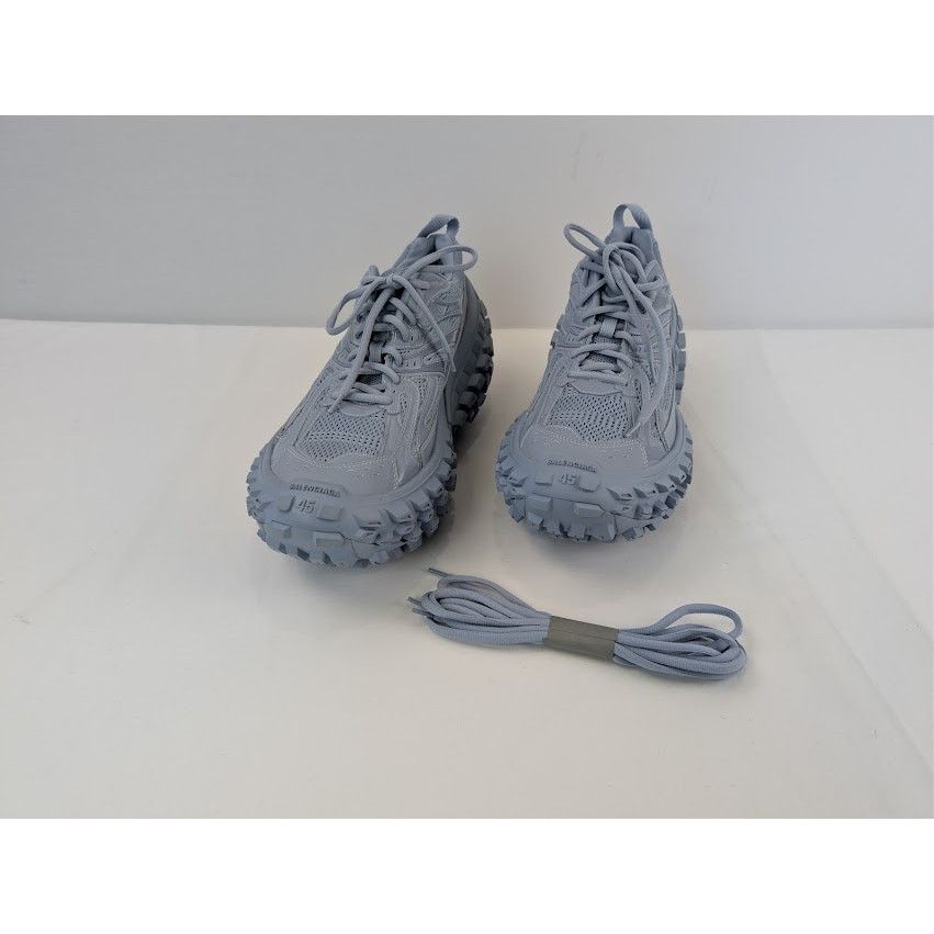Balenciaga o1rshd1 Bouncer / Defender Low Top Sneaker in Faded Blue Size US 12 / EU 45 - 8 Thumbnail