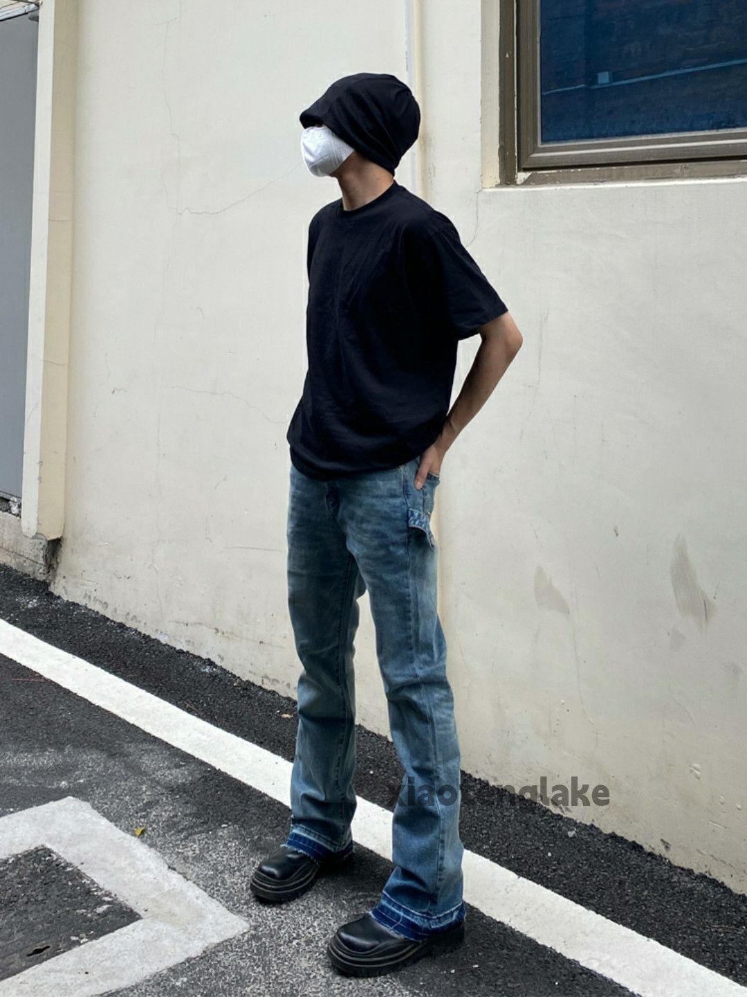 Jean × Vintage washed faded cleanfit yuppie bootcut grunge jeans Size US 30 / EU 46 - 1 Thumbnail