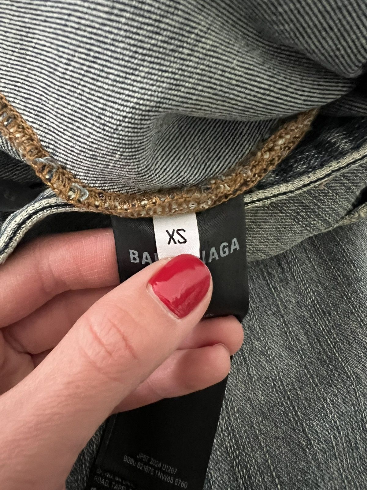 Balenciaga Balenciaga Stained Flared Jeans Size US 27 - 11 Thumbnail