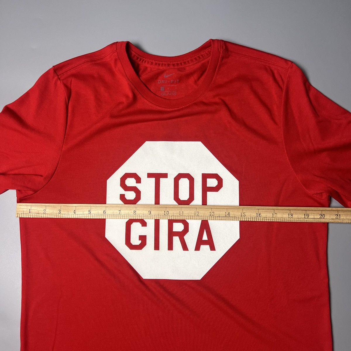 Nike × Undercover Nike x Undercover Lab Gyakusuo STOP GIRA reflective tee Size US L / EU 52-54 / 3 - 15 Thumbnail