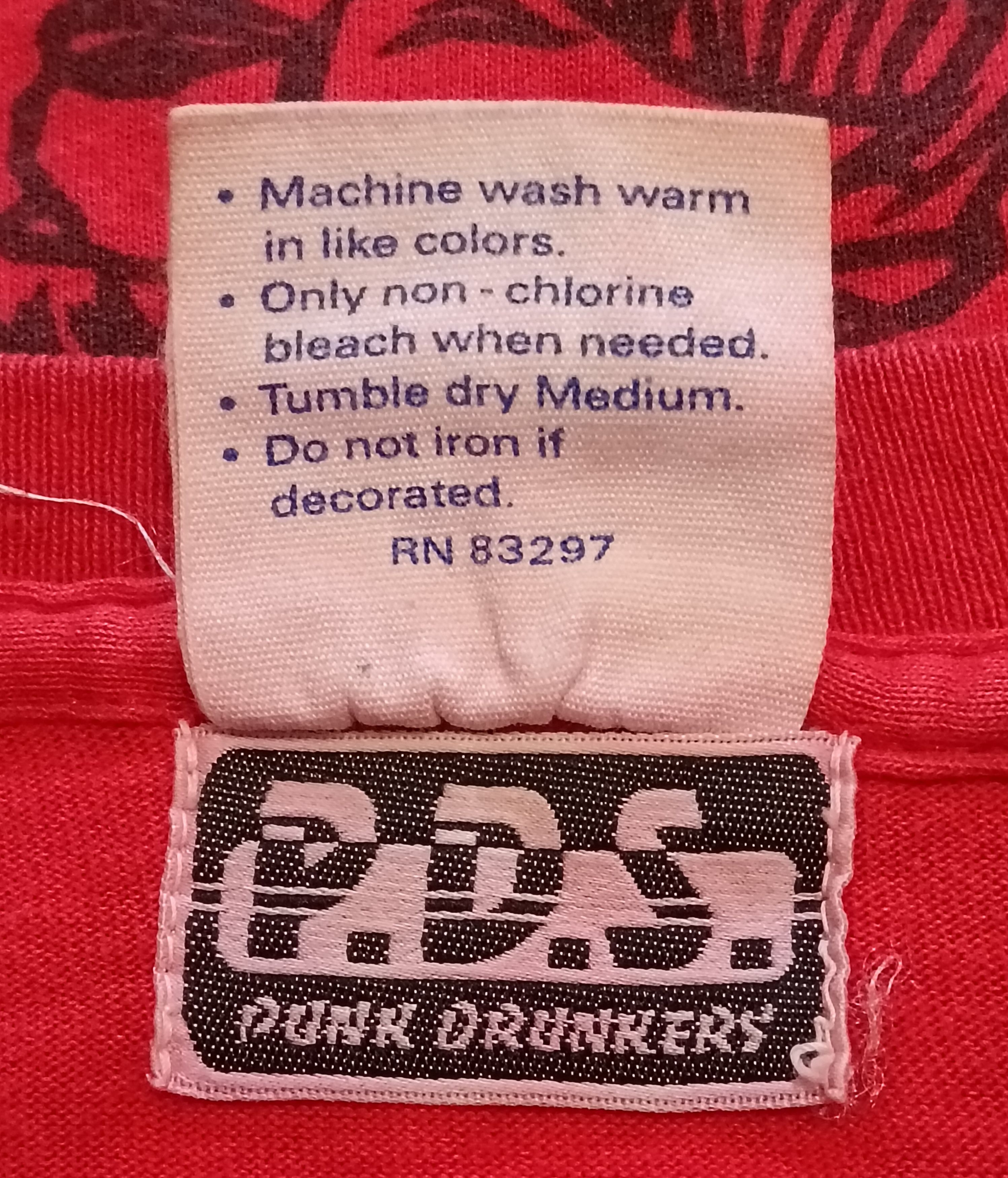 Japanese Brand VTG 1ST ANNIVERSARY PUNK DRUNKERS SHIRT Size US M / EU 48-50 / 2 - 3 Thumbnail