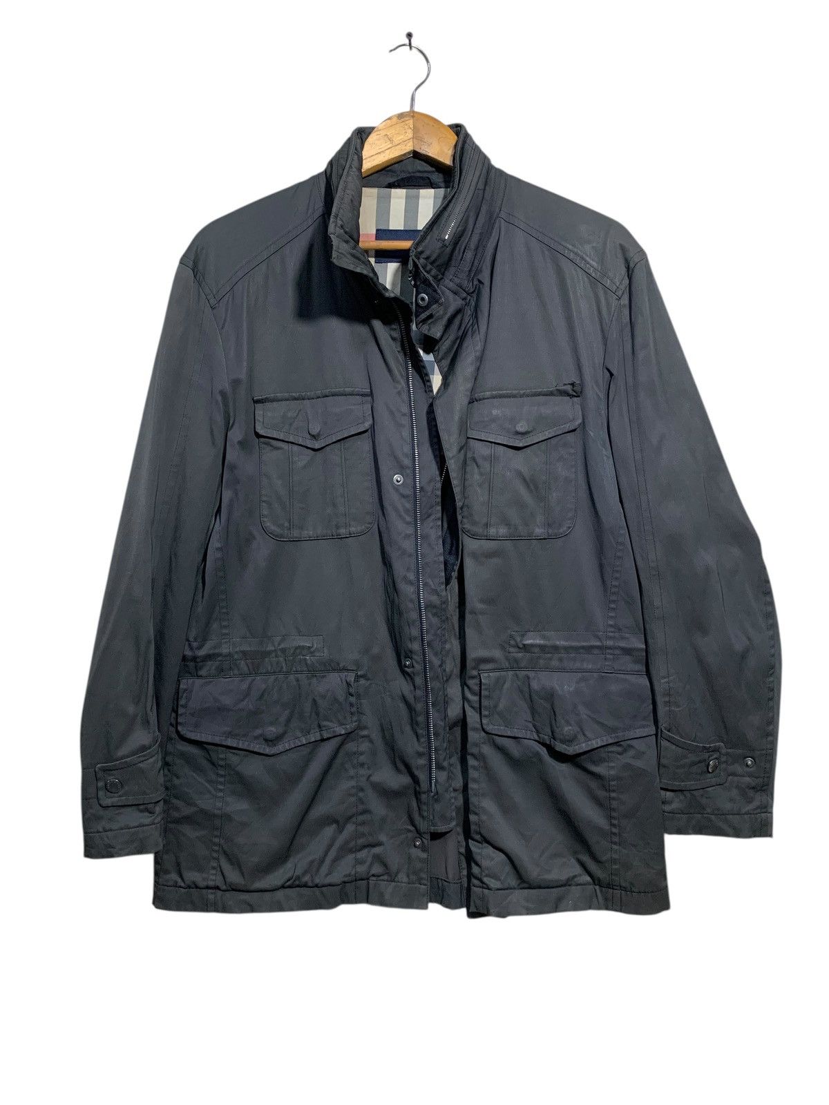 Burberry 🔥BURBERRY LONDON FIELD JACKETS DARK GREY Size US L / EU 52-54 / 3 - 1 Thumbnail