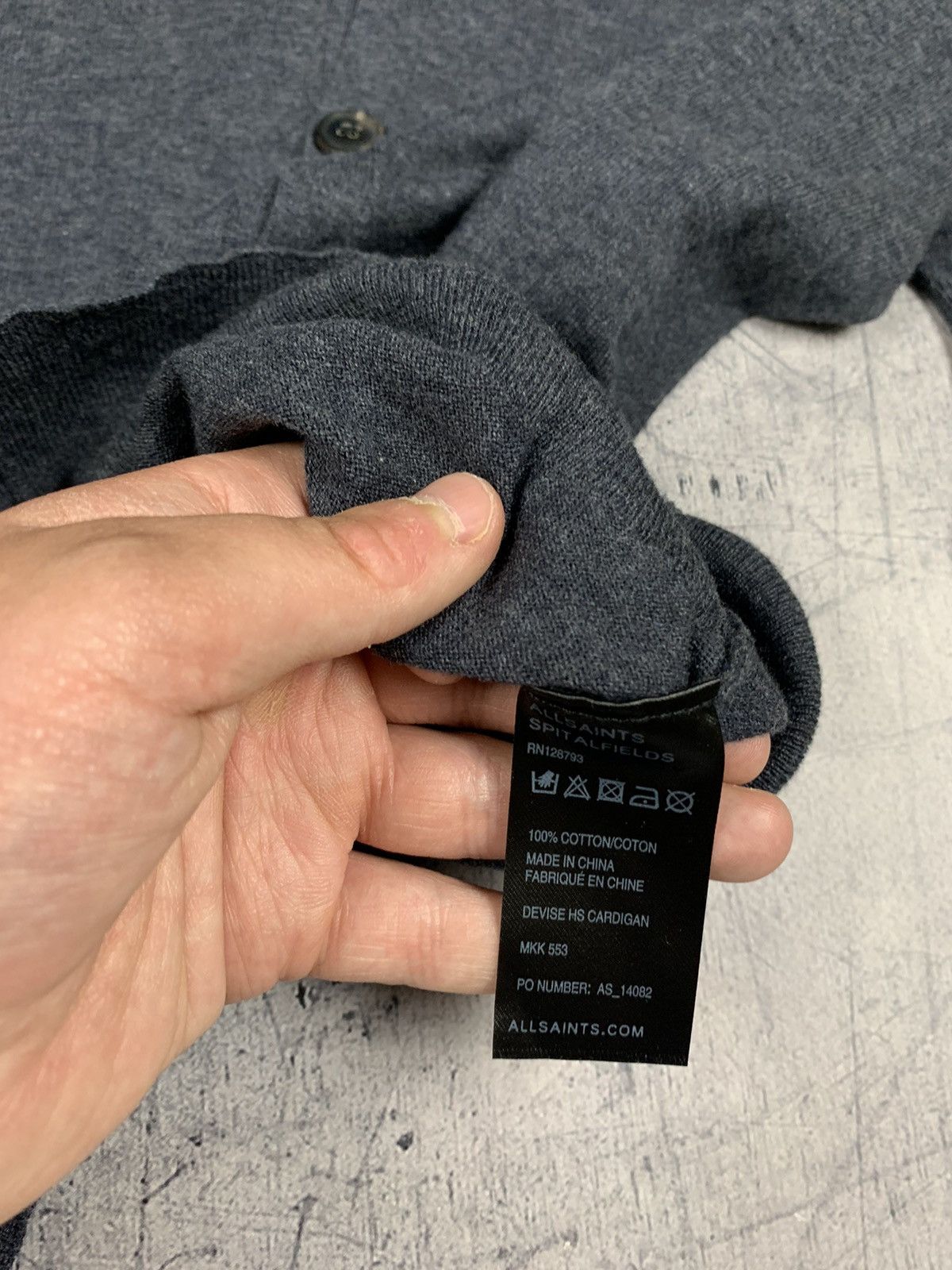 Allsaints × Designer Allsaints Devise HS Cardigan luxury streetwear casual Size US M / EU 48-50 / 2 - 6 Thumbnail