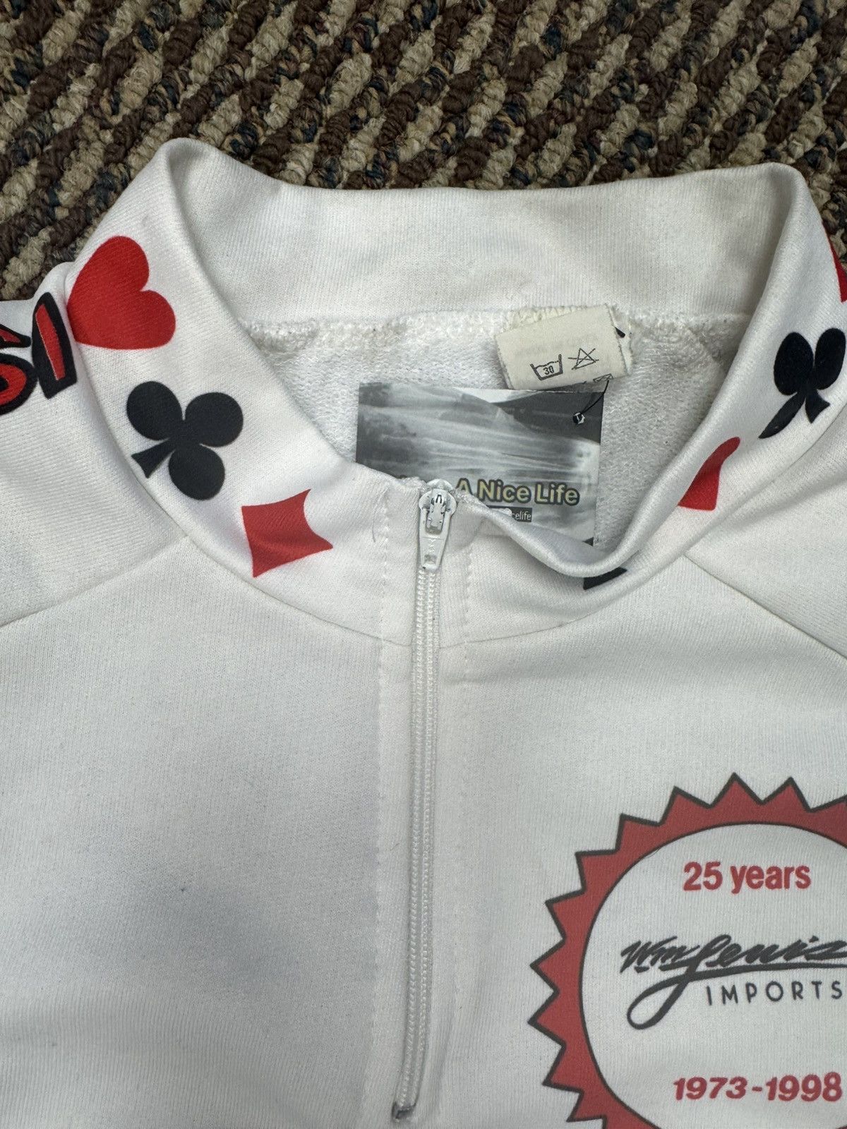 Vintage 1998 Quattro Assi Cards Cycling Tee Size US M / EU 48-50 / 2 - 2 Thumbnail