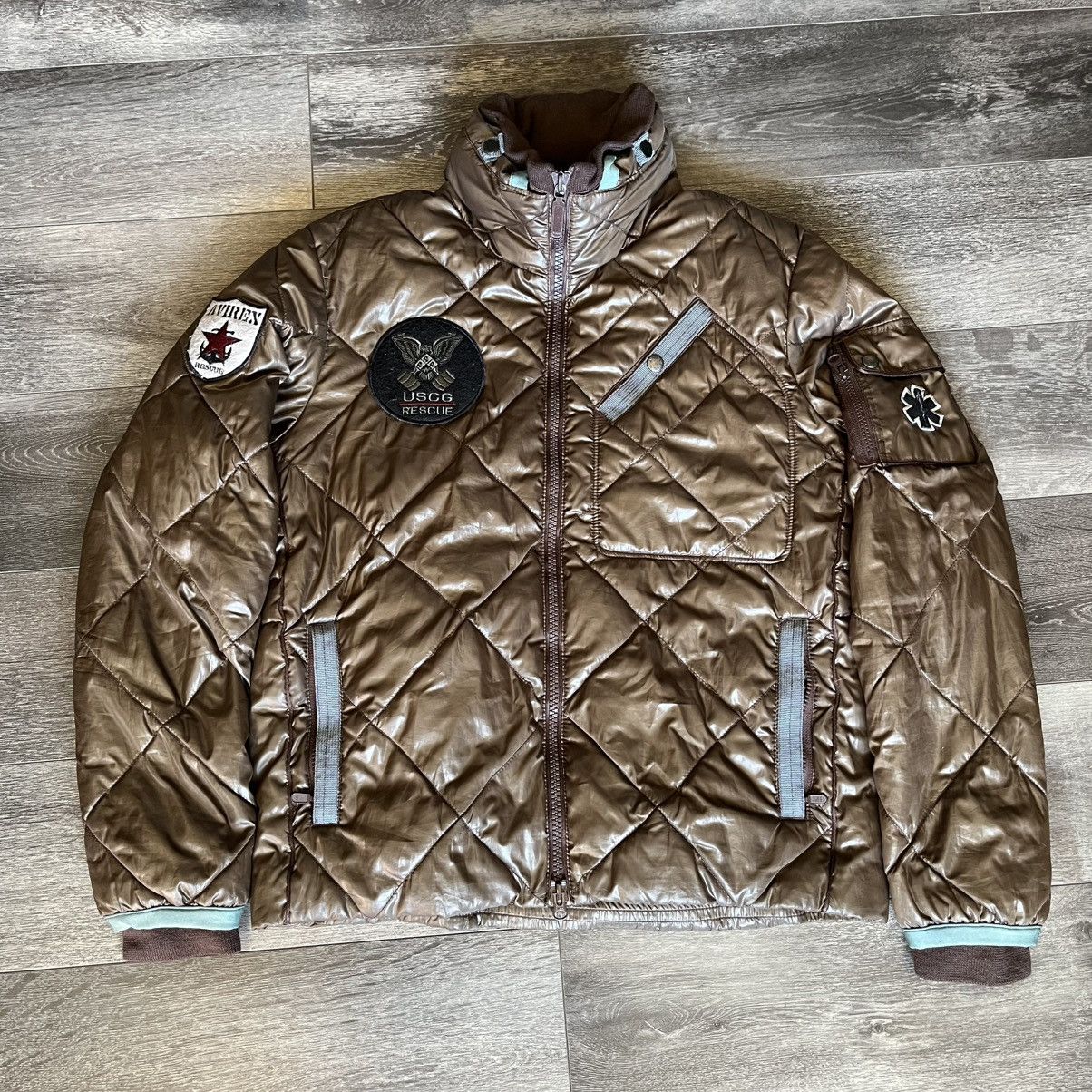 Avirex Vintage Avirex AF-75 USCG Bomber Flight Rescue Quilt Jacket Size US L / EU 52-54 / 3 - 1 Thumbnail