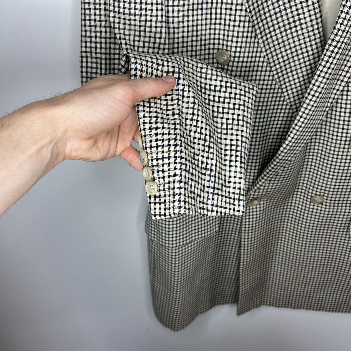 Yves Saint Laurent Yves Saint Laurent Pour Homme Double Breasted Blazer Suit Size 42R - 6 Thumbnail