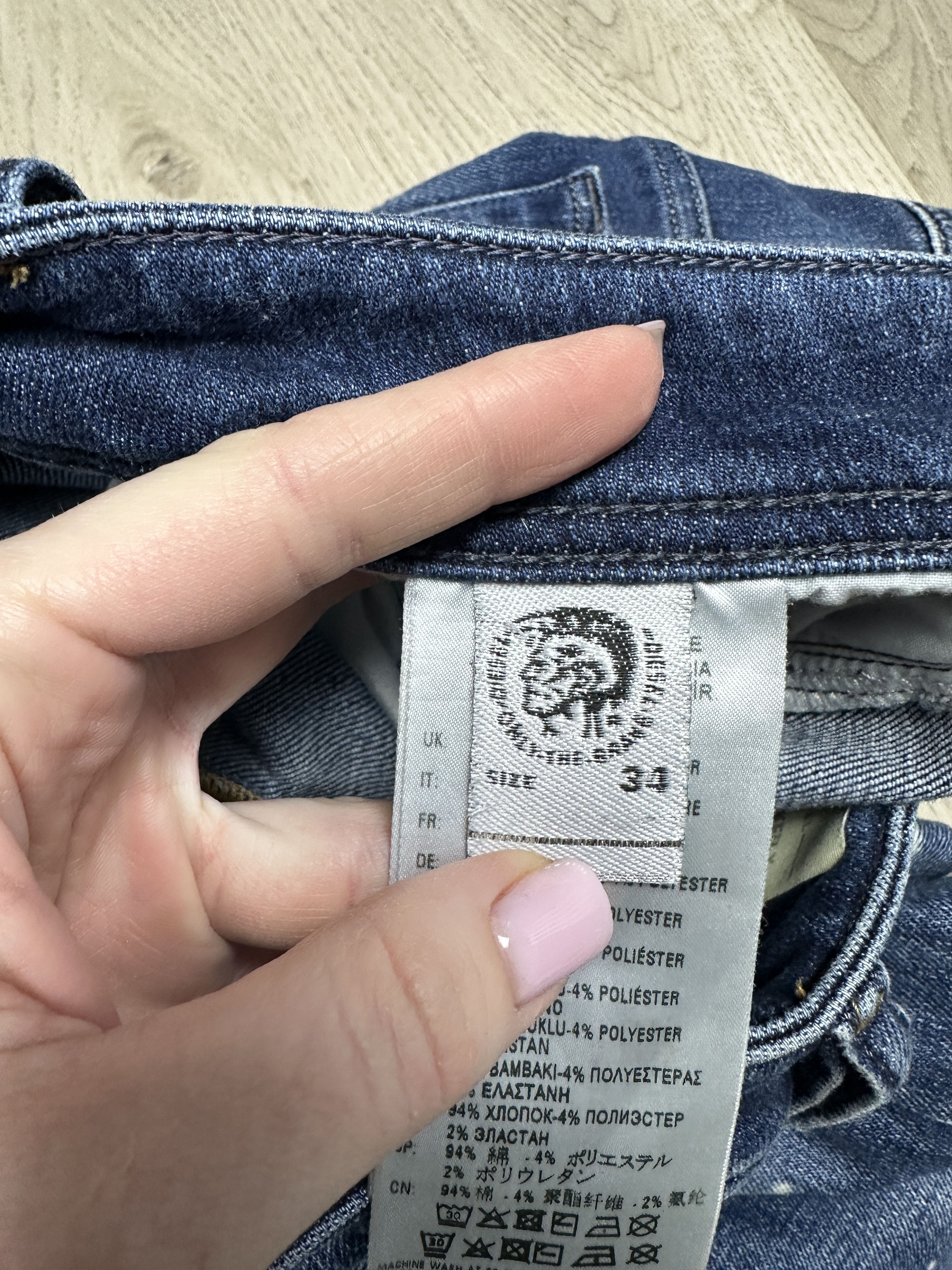 Diesel Diesel Sleenker-X Mens Denim Pants Jeans Size US 34 / EU 50 - 5 Thumbnail