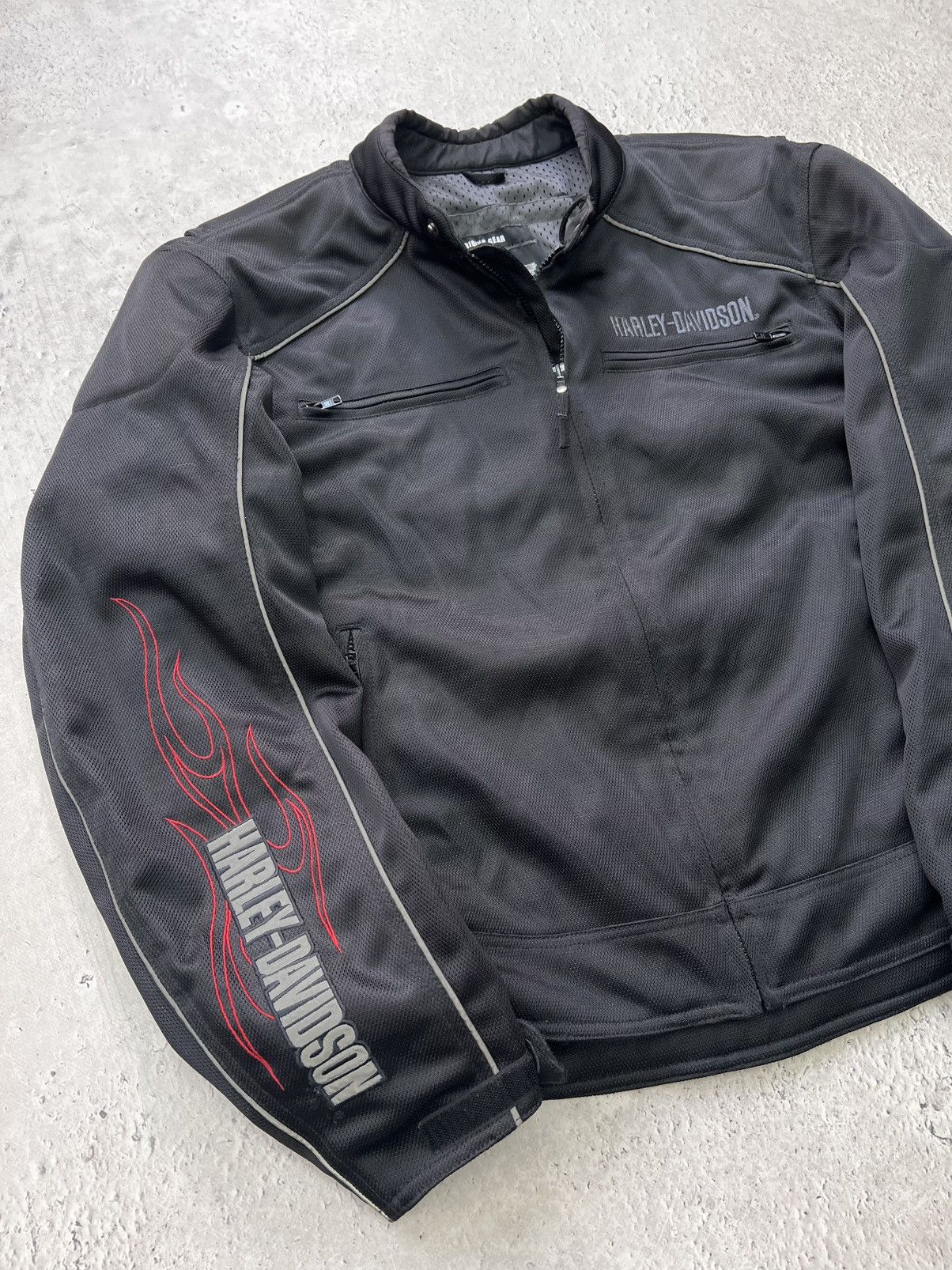 Harley Davidson VINTAGE GLAME EAGLE MESH HARLEY DAVIDSON JACKET MOTO RACING Size US XL / EU 56 / 4 - 4 Thumbnail