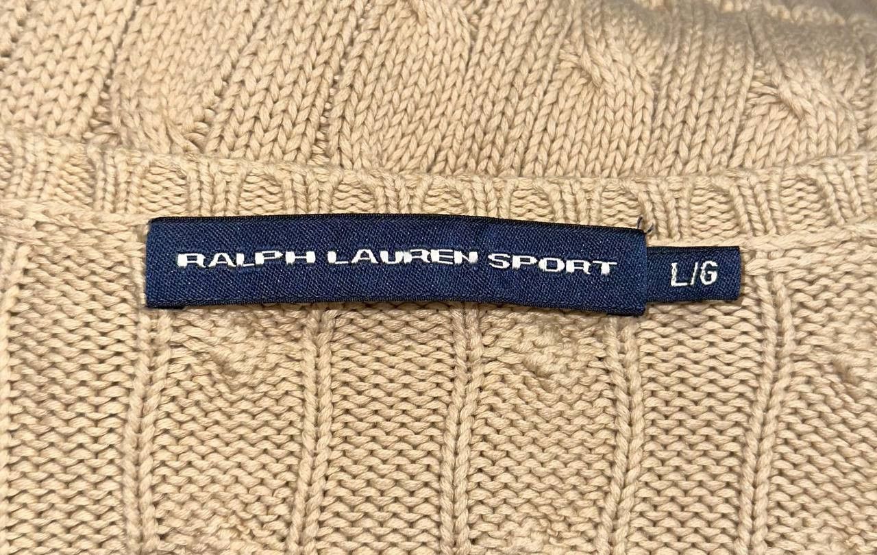 Polo Ralph Lauren Ralph Lauren Sport Polo Sweater Cable-Knit Pullover Preppy Size L / US 10 / IT 46 - 4 Thumbnail