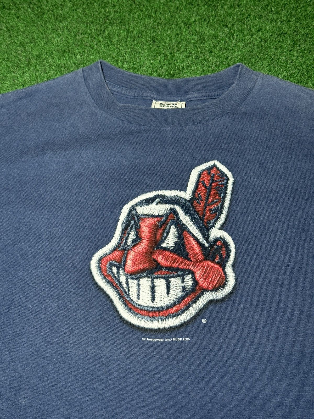 Vintage Cleveland Indians Shirt Baseball 90s Vintage Medium T Shirt Size US M / EU 48-50 / 2 - 2 Thumbnail