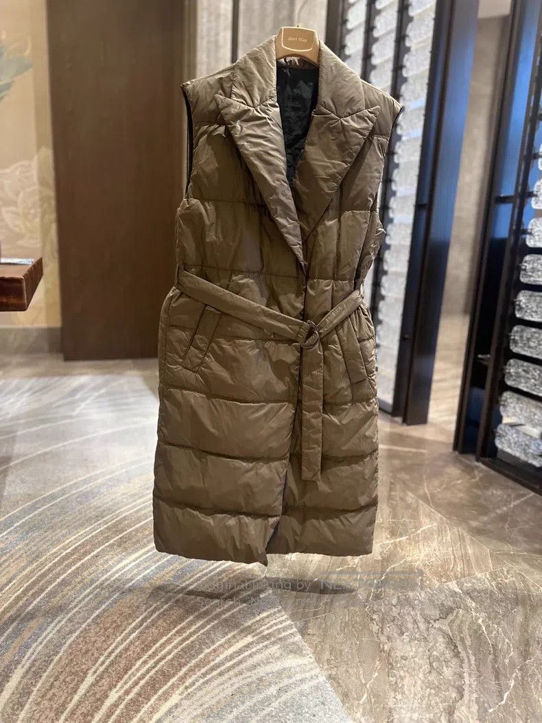 Brunello Cucinelli Brunello Cucinelli Long Down Vest, Reversible Size S / US 4 / IT 40 - 1 Thumbnail